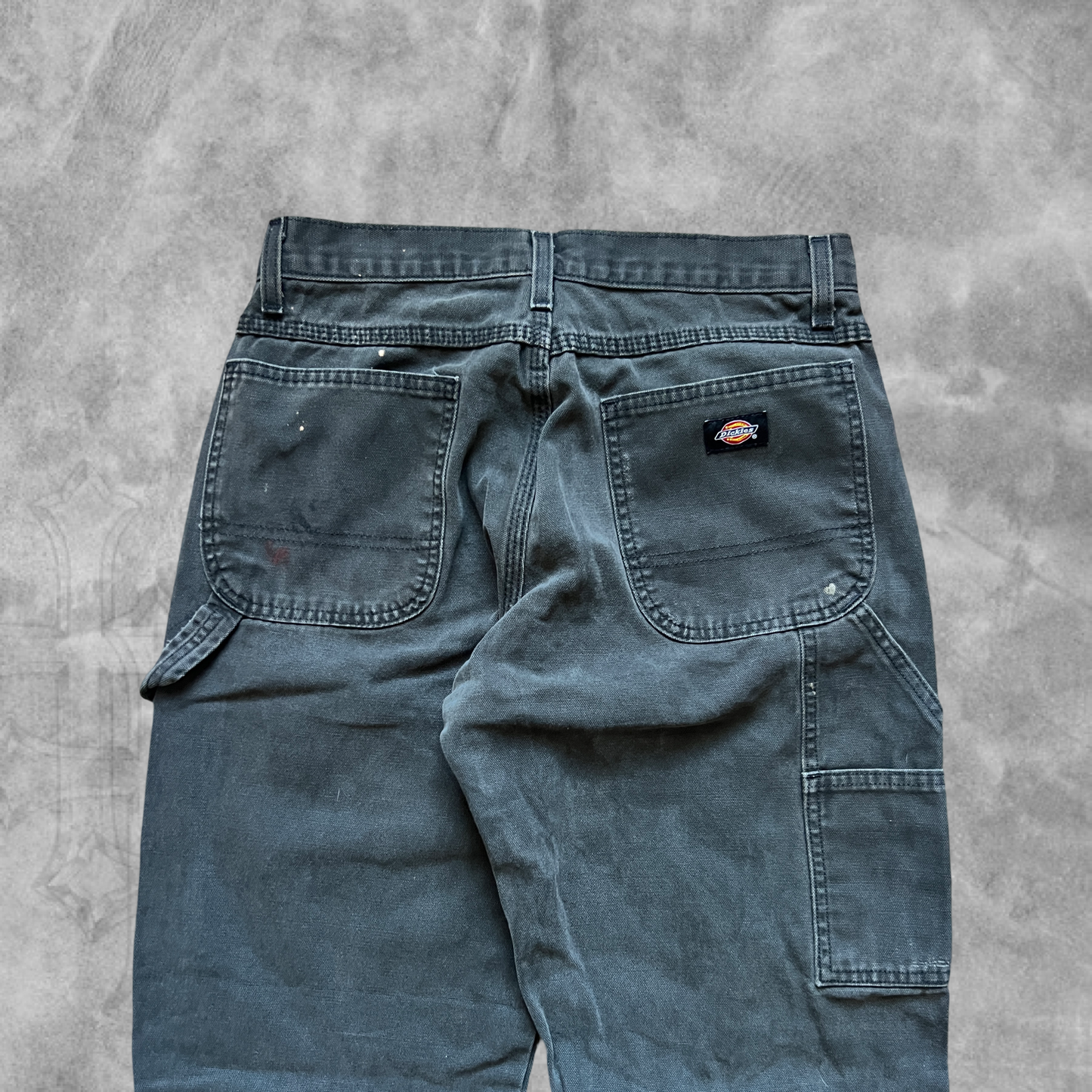 Faded Black Dickie Carpenter Pants 1990s (30x33)