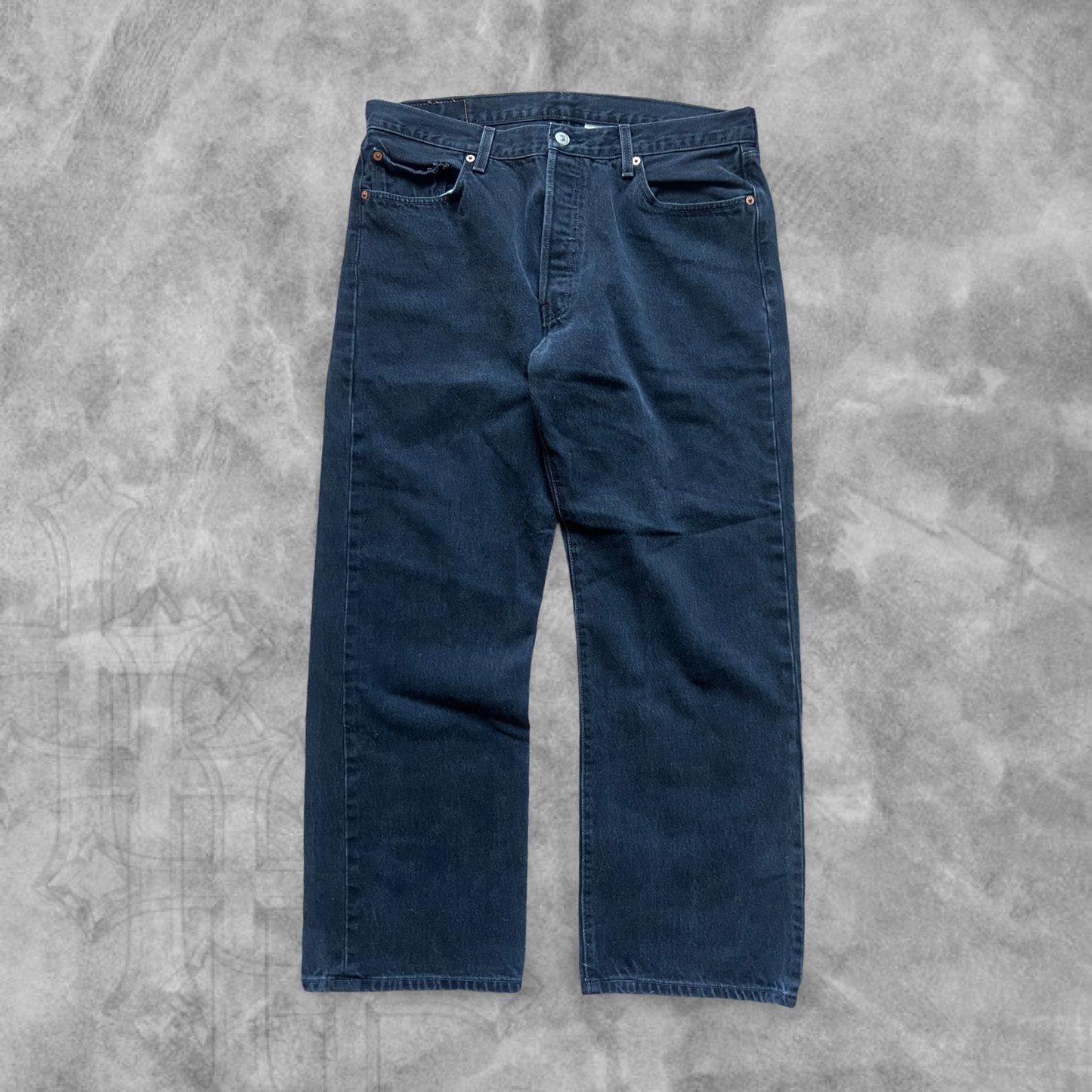 Black Denim Levi 501’s 1990s (34x28)