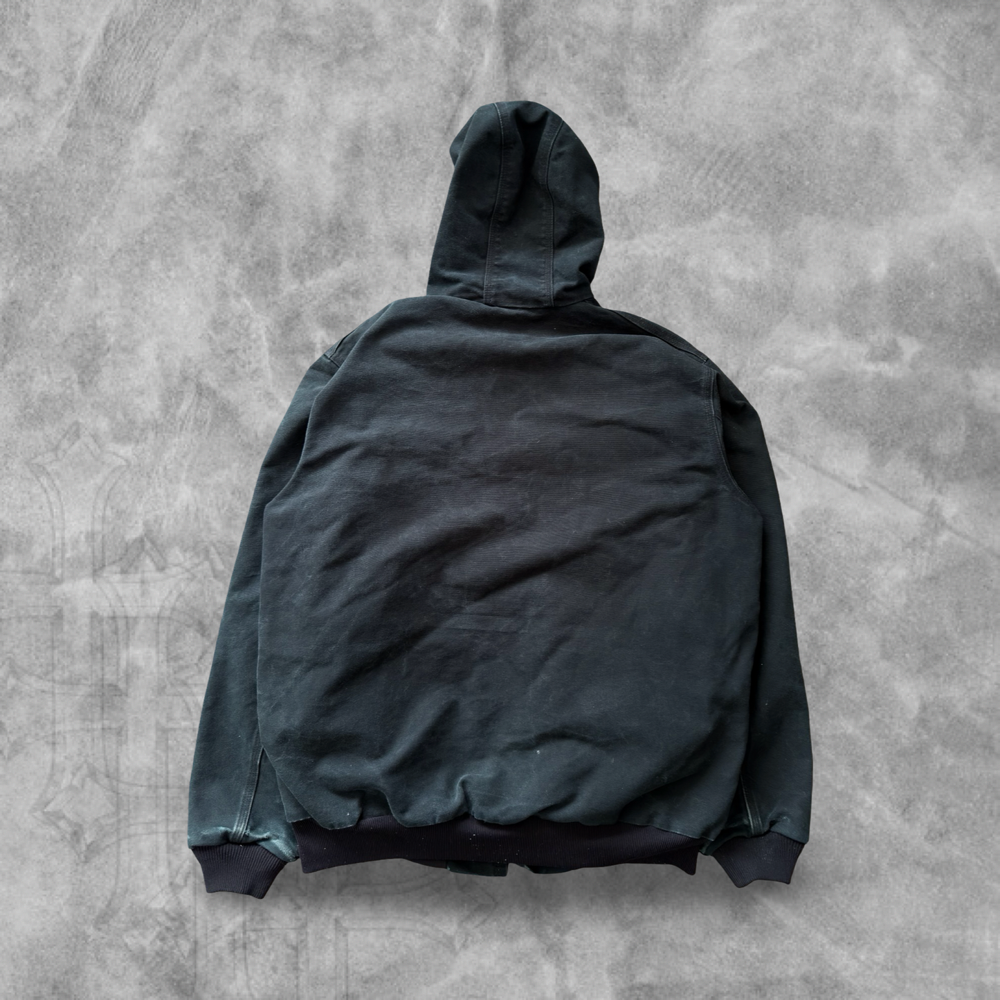 Black Hooded Carhartt Jacket 1990s (XL)