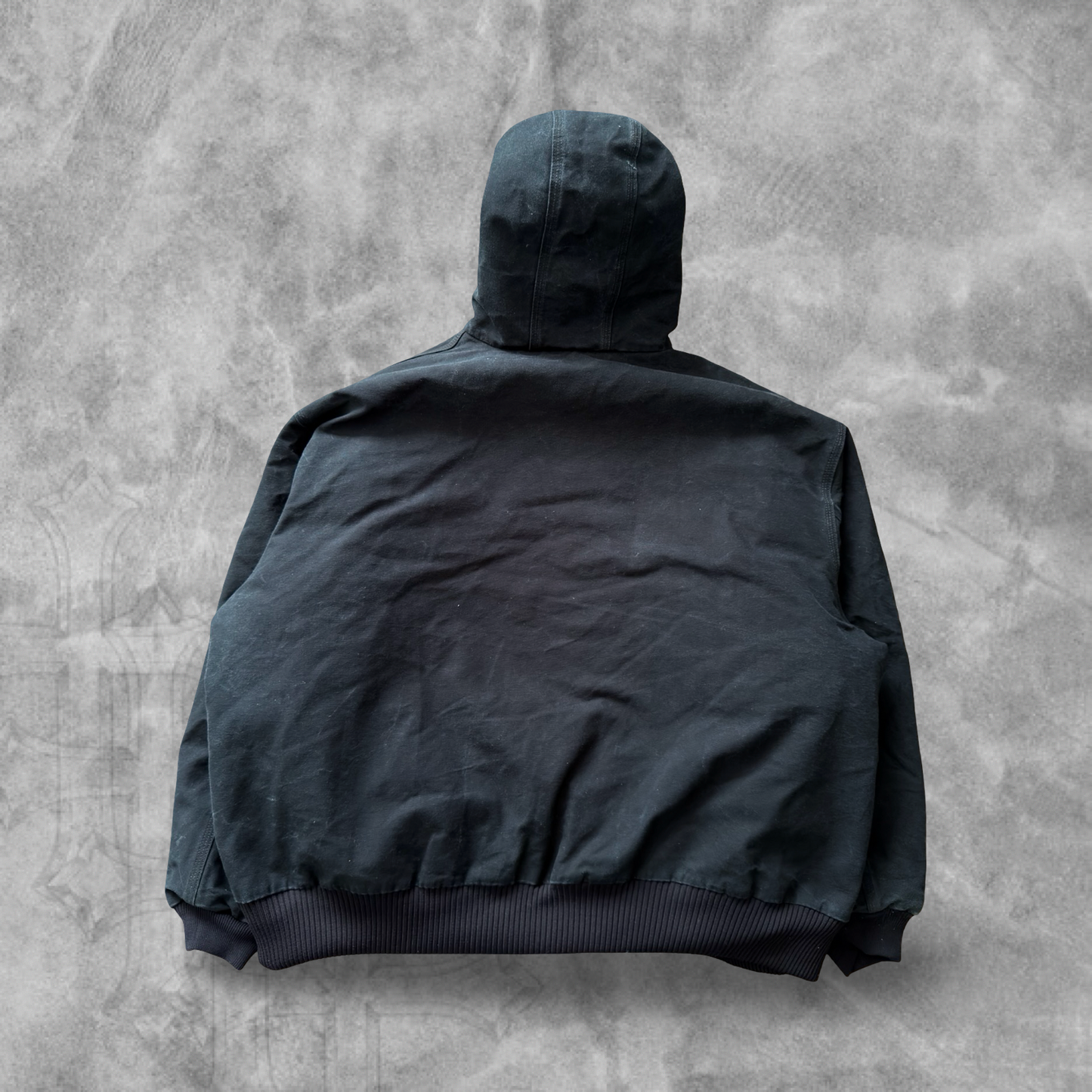 Black Hooded Carhartt Jacket 1990s (XXL)