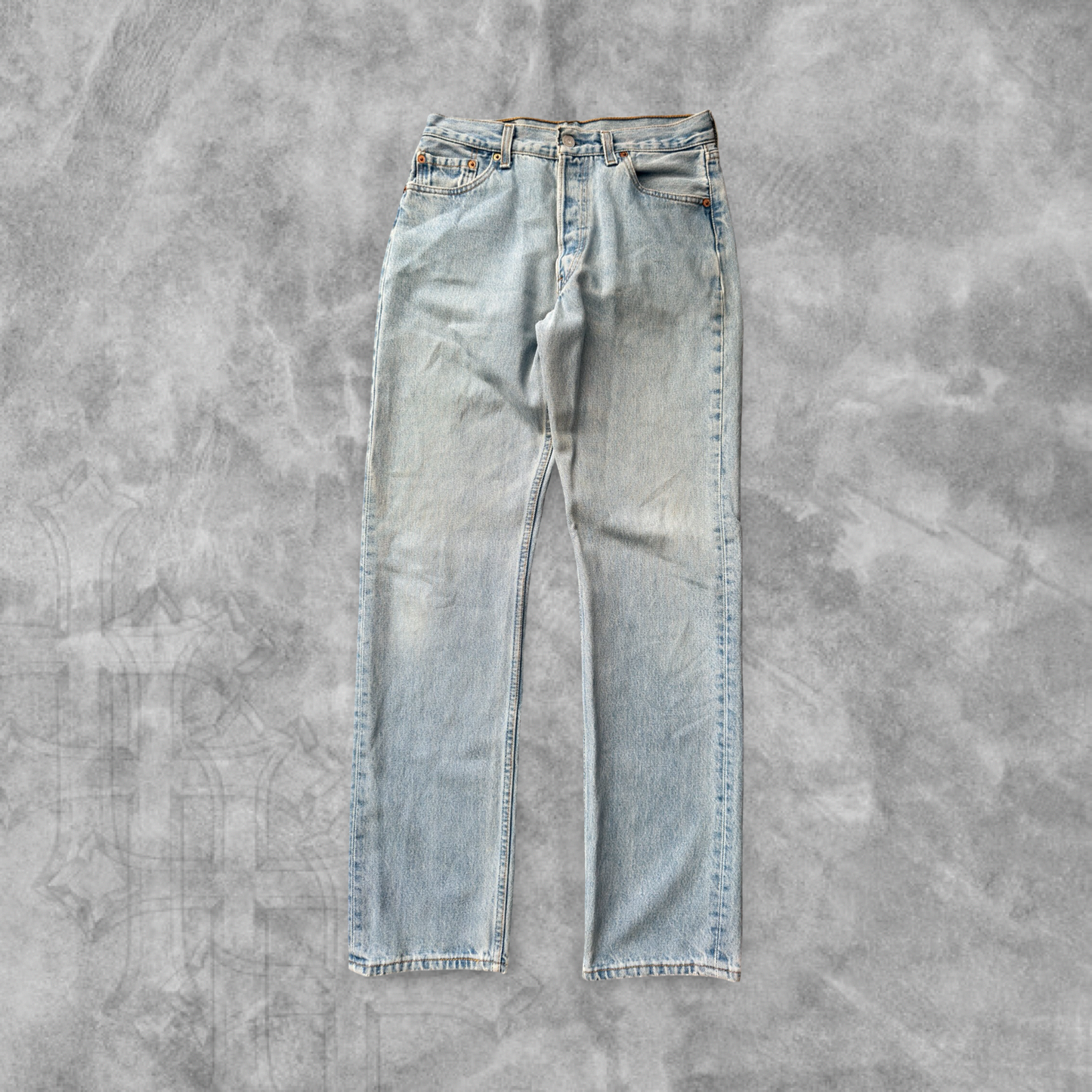 Faded Denim Levis 501 Jeans 1990s (30x31)