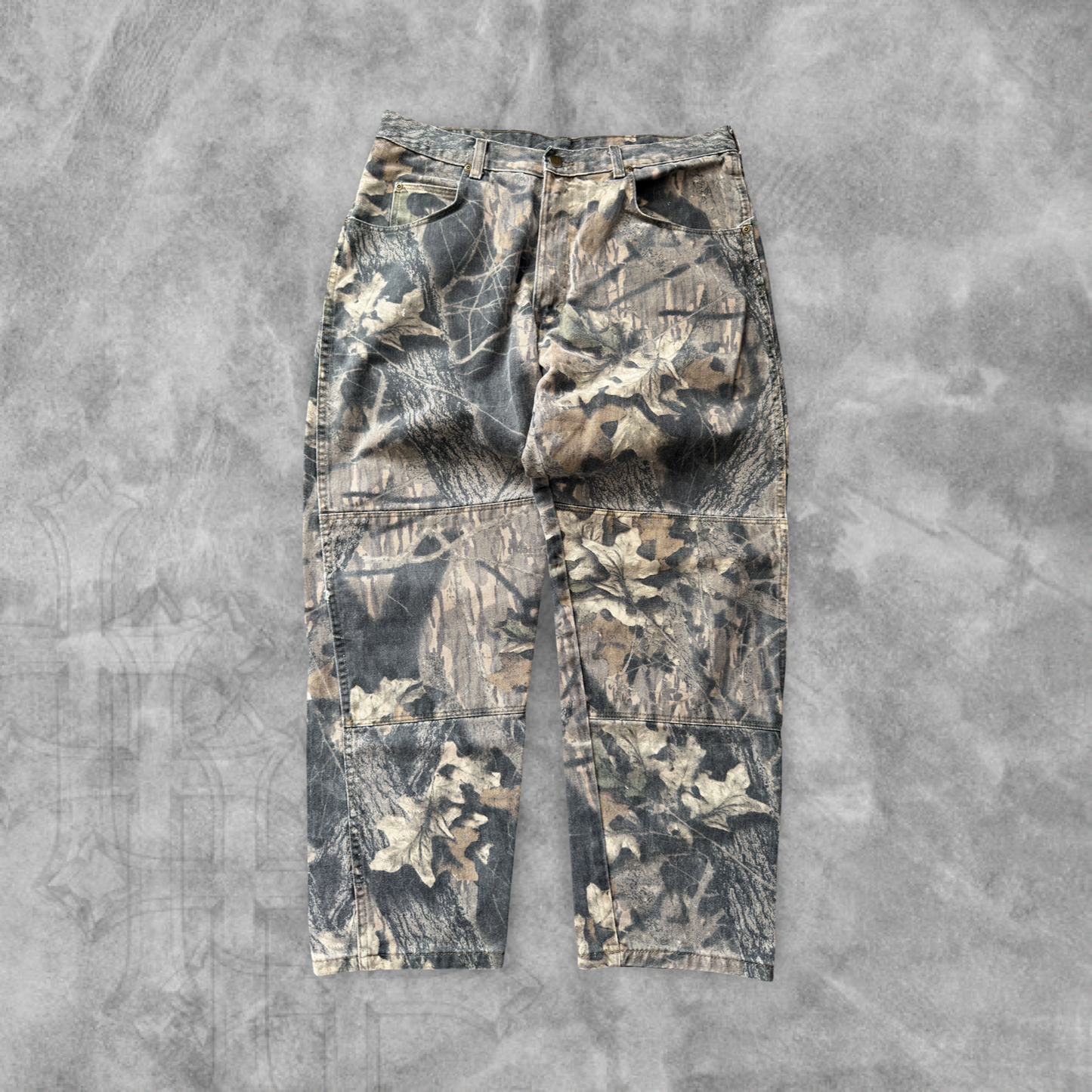 Realtree Camo Denim Wrangler Camo Jeans 1990s (36x30)