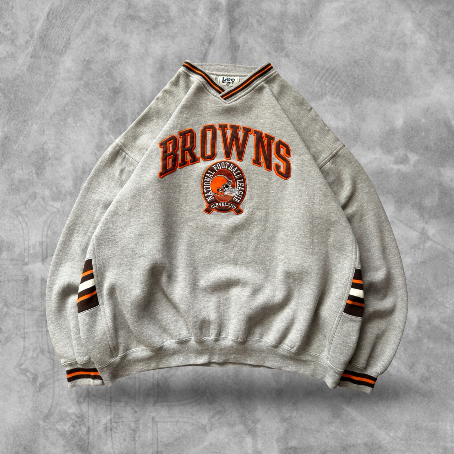 Grey Cleveland Browns Sweatshirt 1990s (XL)