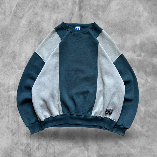 Colorblock Russell Athletic Sweatshirt 1990s (L)