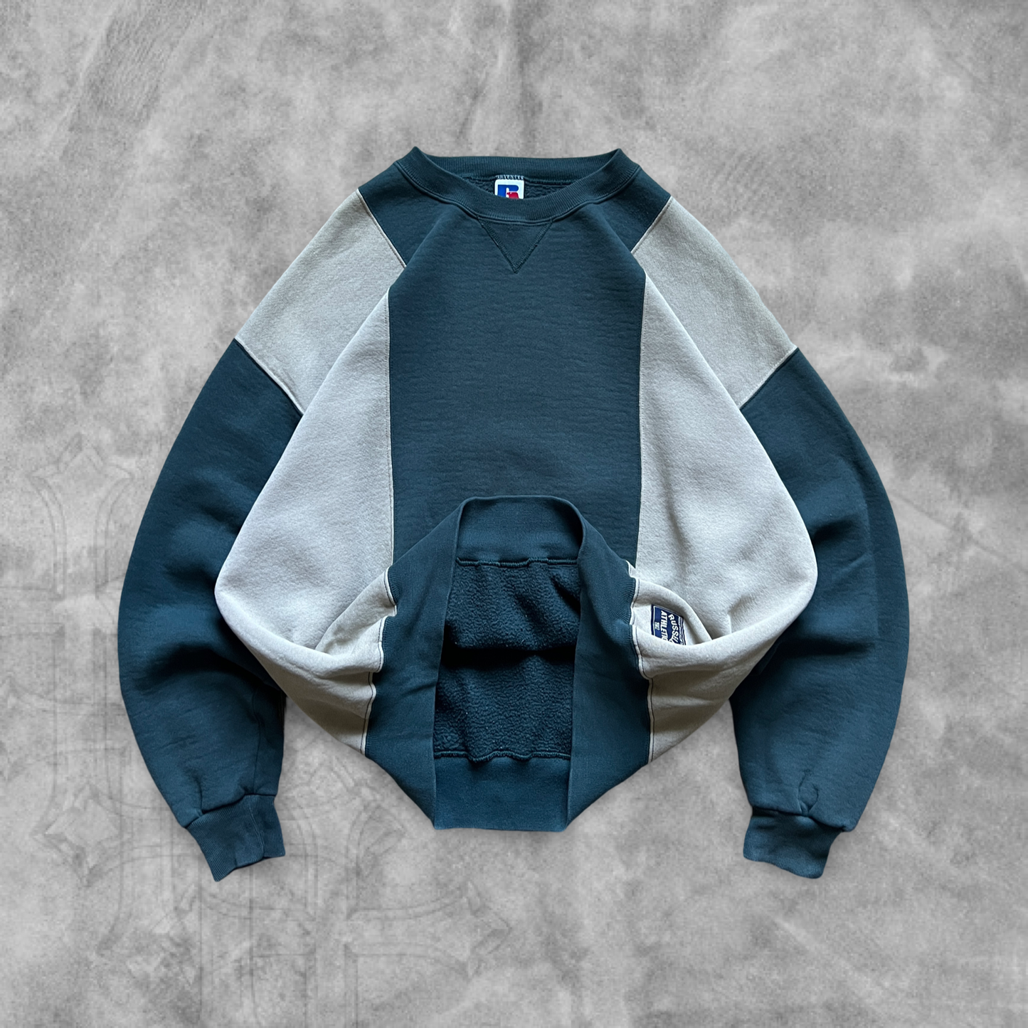 Colorblock Russell Athletic Sweatshirt 1990s (L)