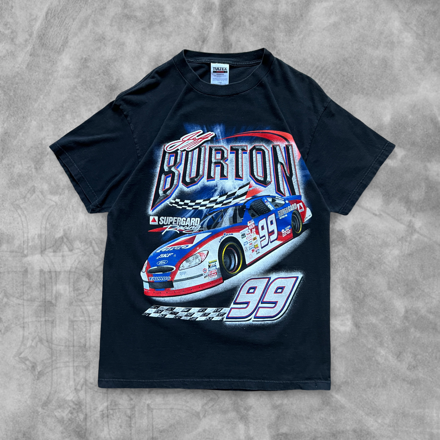 Black Jeff Burton Track Master Shirt 1990s (L)