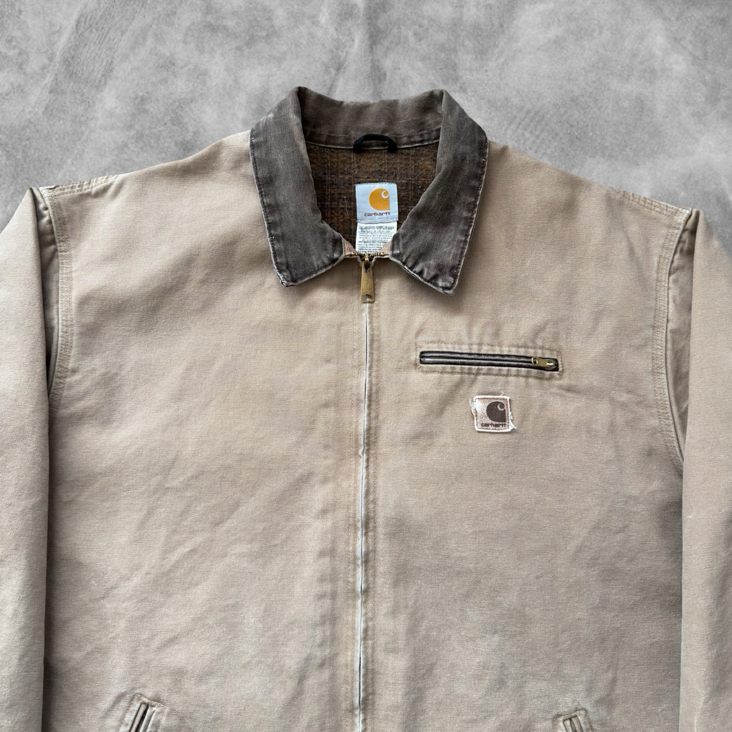 Tan Carhartt Detroit Jacket 2000s (XXL)