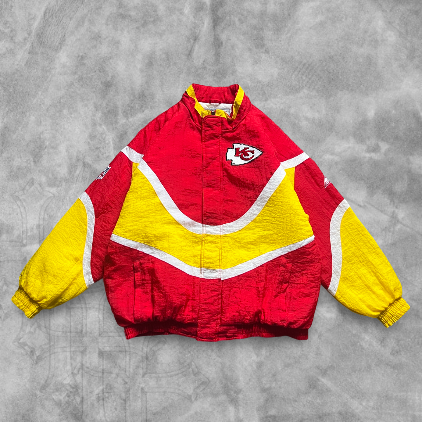 Multicolored Kansas City Chiefs Apex One Puffer Jacket 1990s (XL)