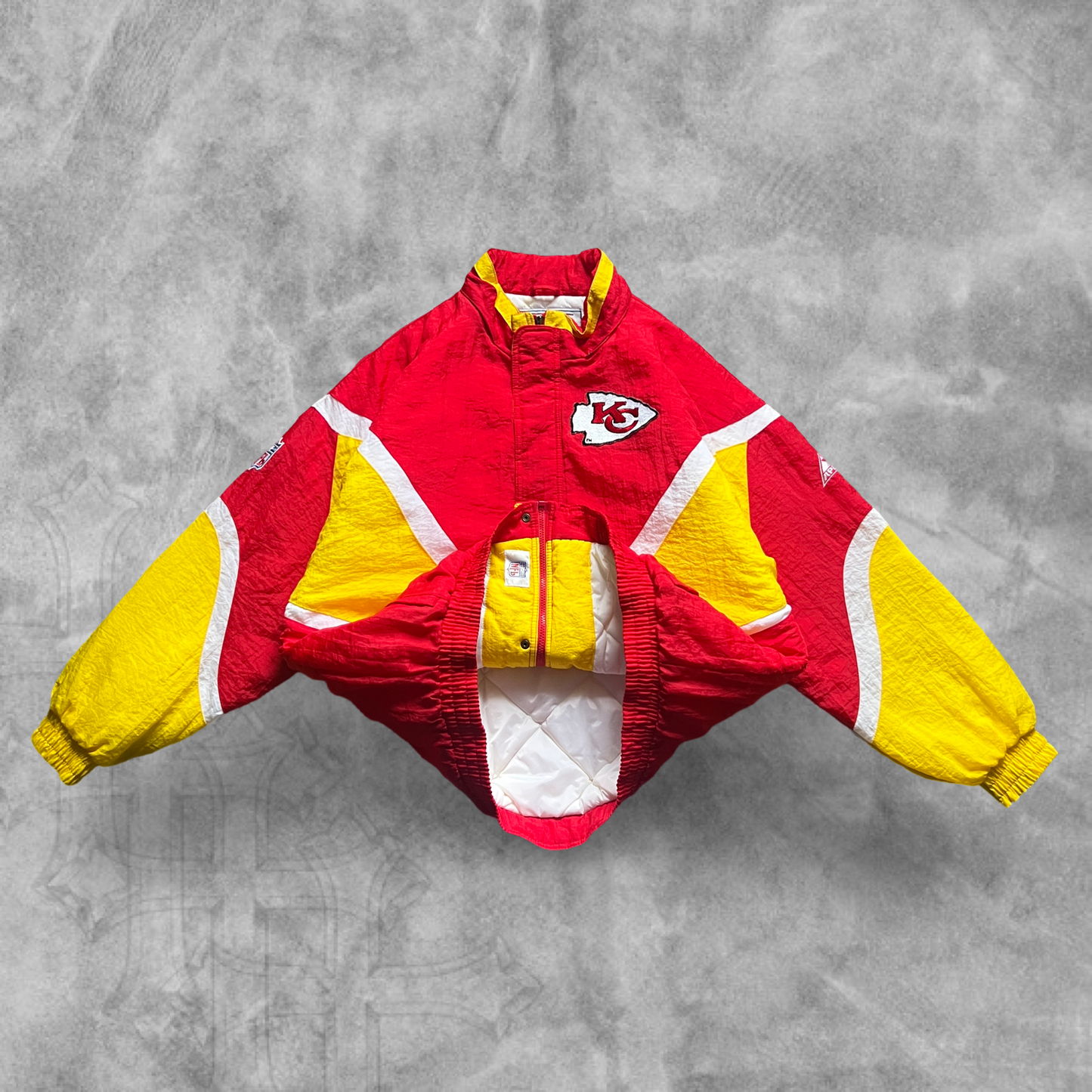 Multicolored Kansas City Chiefs Apex One Puffer Jacket 1990s (XL)