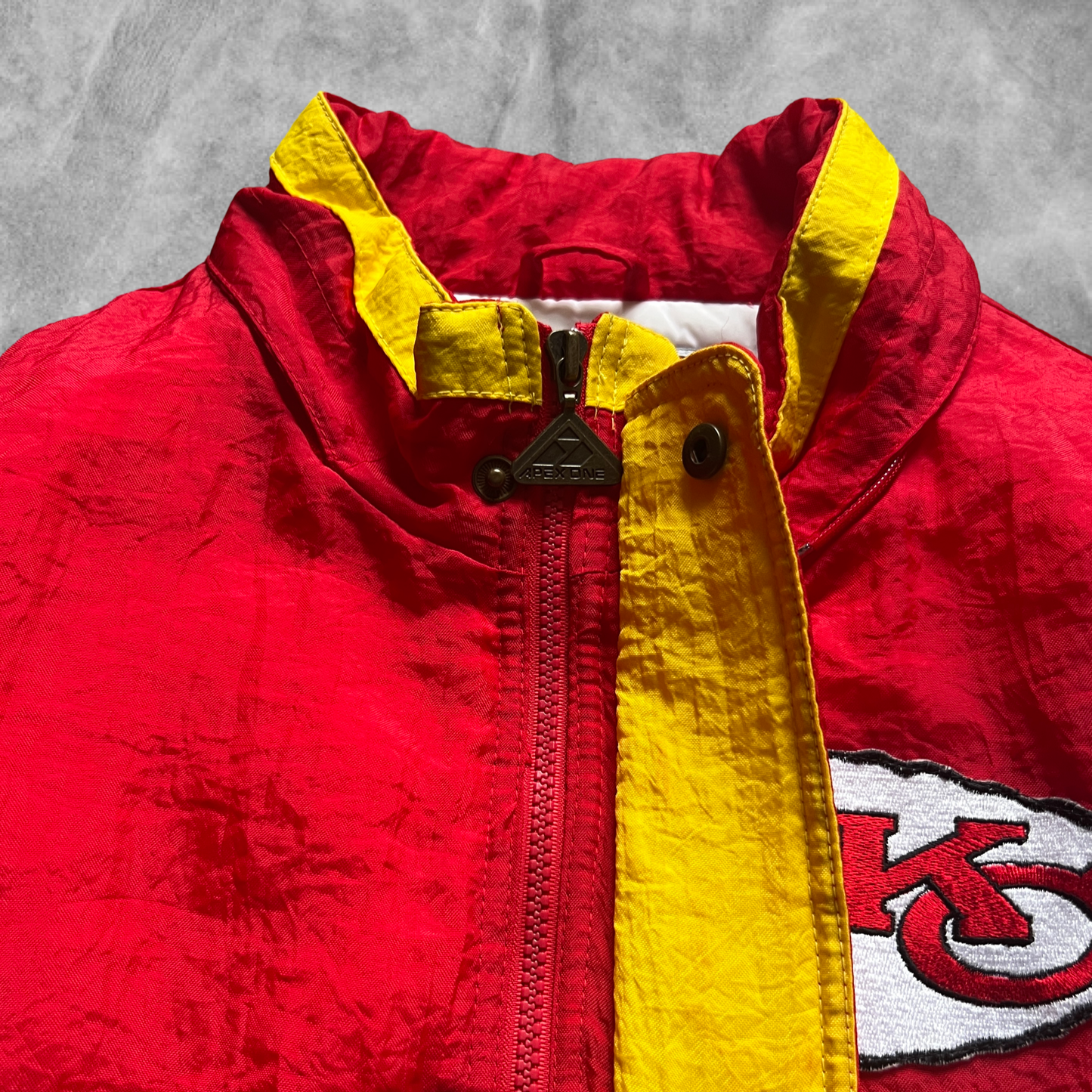Multicolored Kansas City Chiefs Apex One Puffer Jacket 1990s (XL)