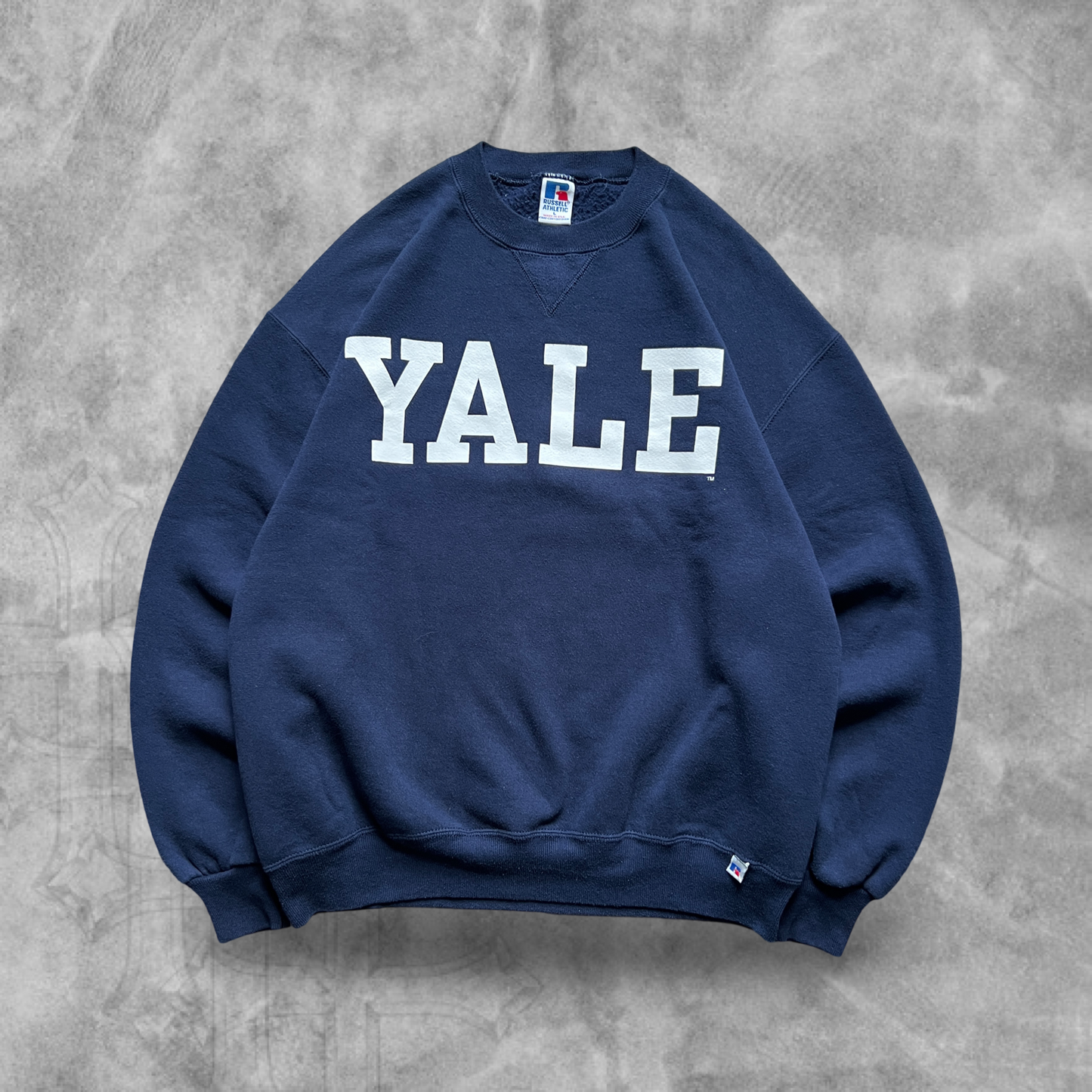 Navy Blue Yale Bulldogs Sweatshirt 1990s (L)