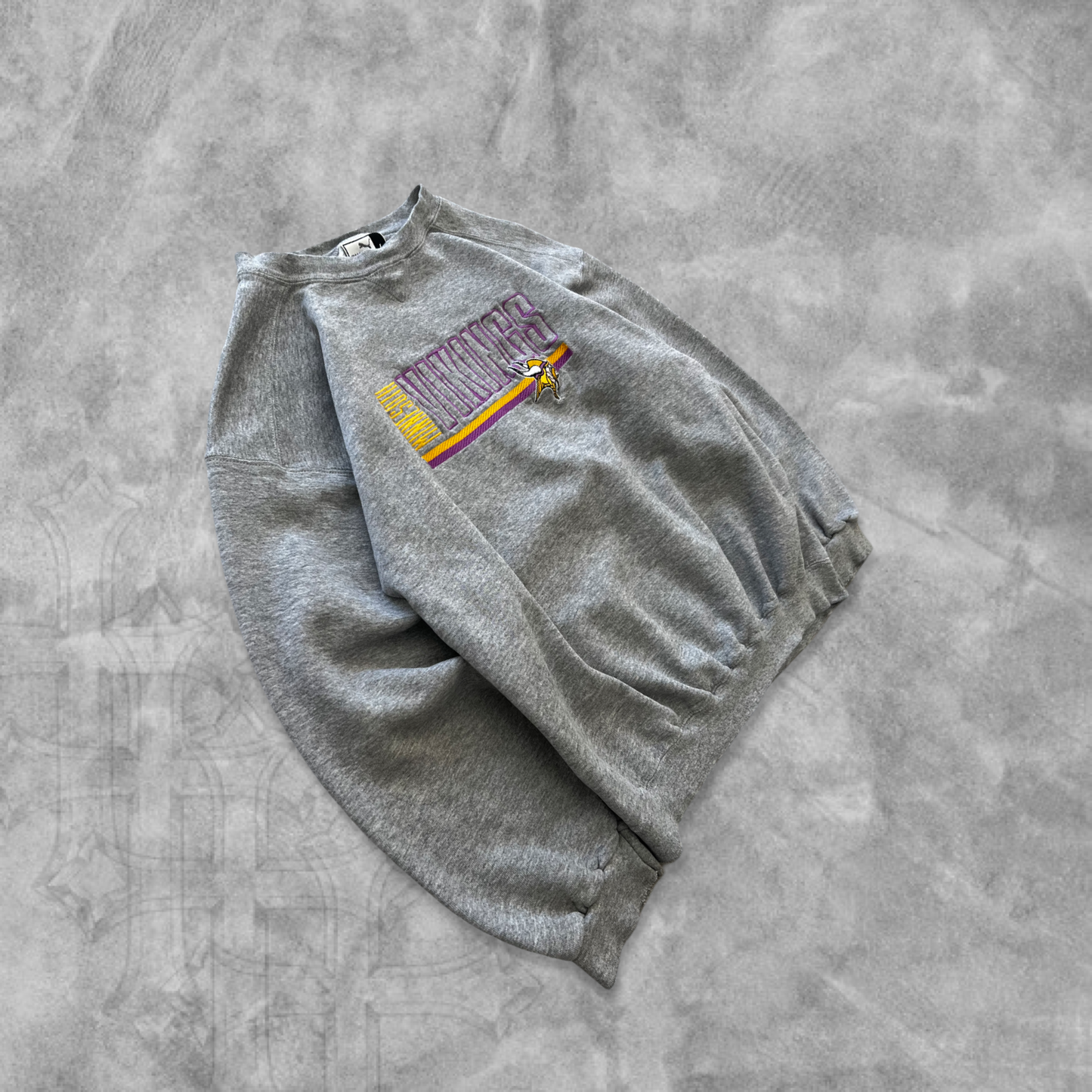 Grey Minnesota Vikings Sweatshirt 1990s (M)