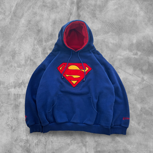 Royal Blue Superman Hoodie 2001 (L)