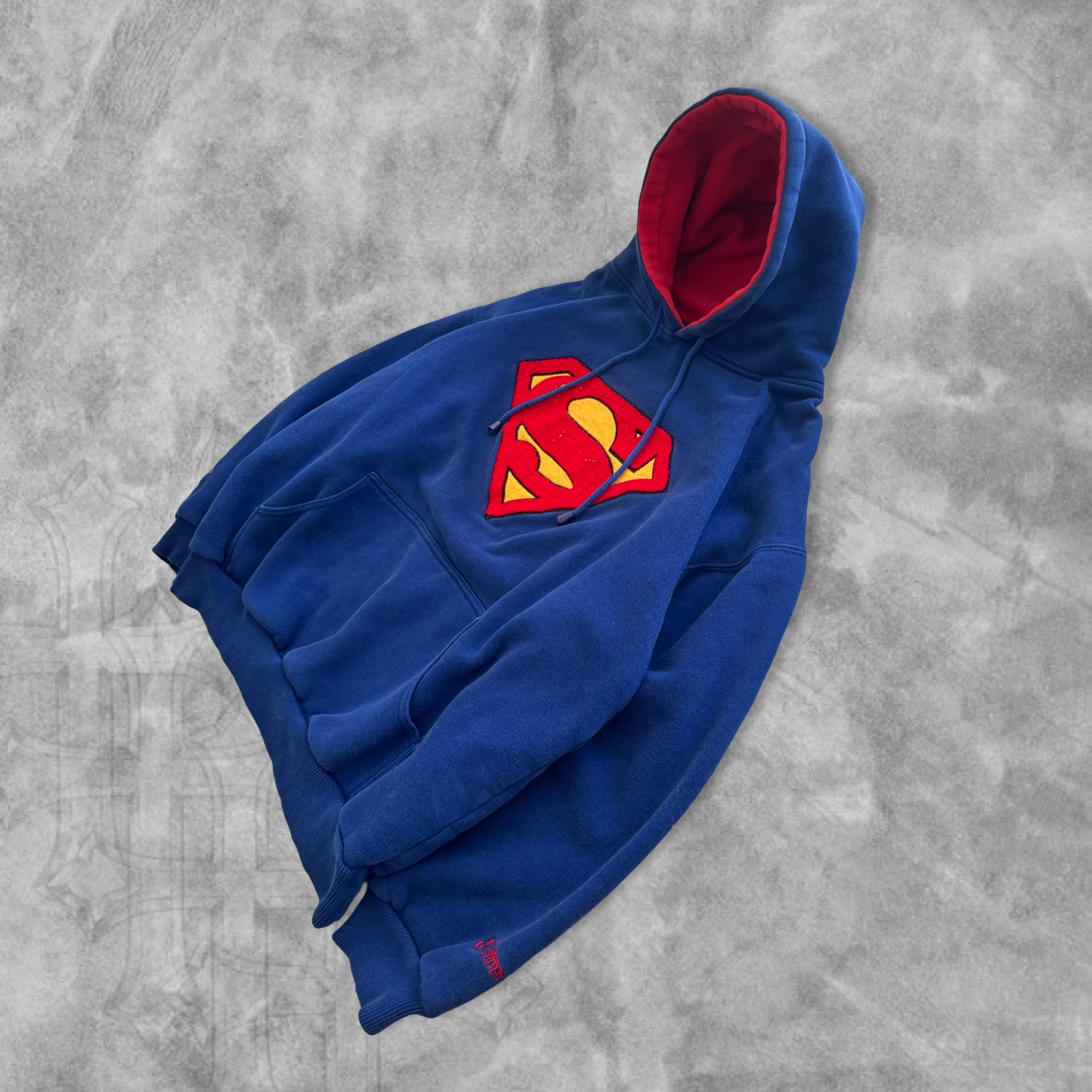 Royal Blue Superman Hoodie 2001 (L)