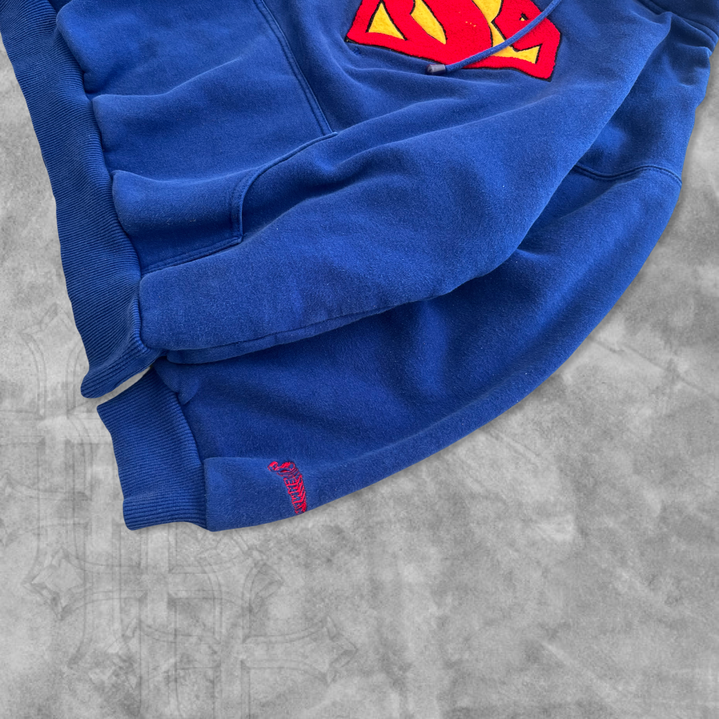 Royal Blue Superman Hoodie 2001 (L)