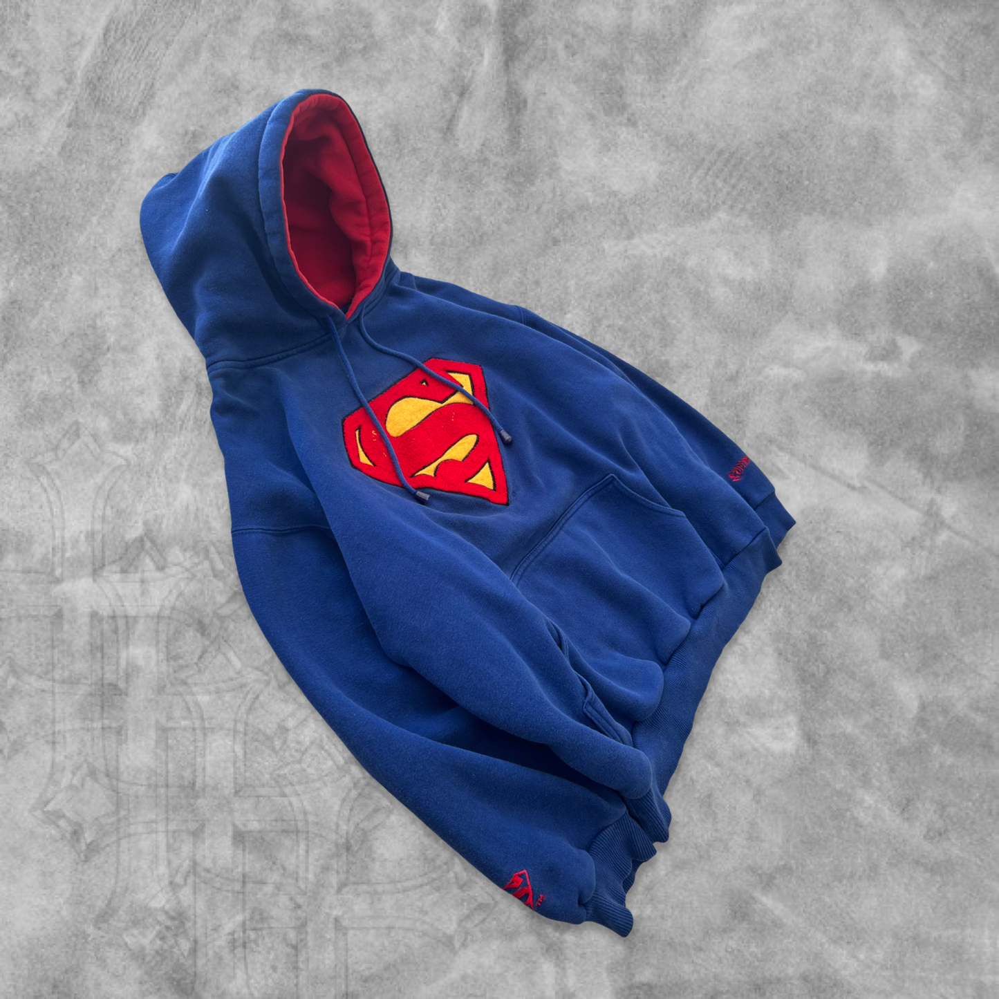 Royal Blue Superman Hoodie 2001 (L)