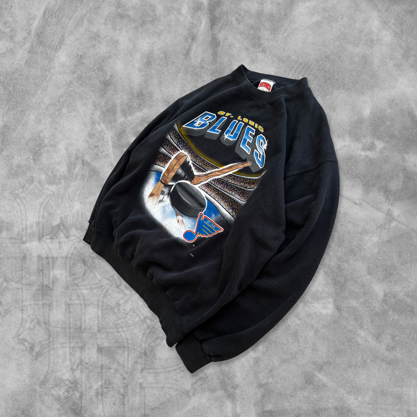 Black Saint Louis Blues Sweatshirt  1990s (L)