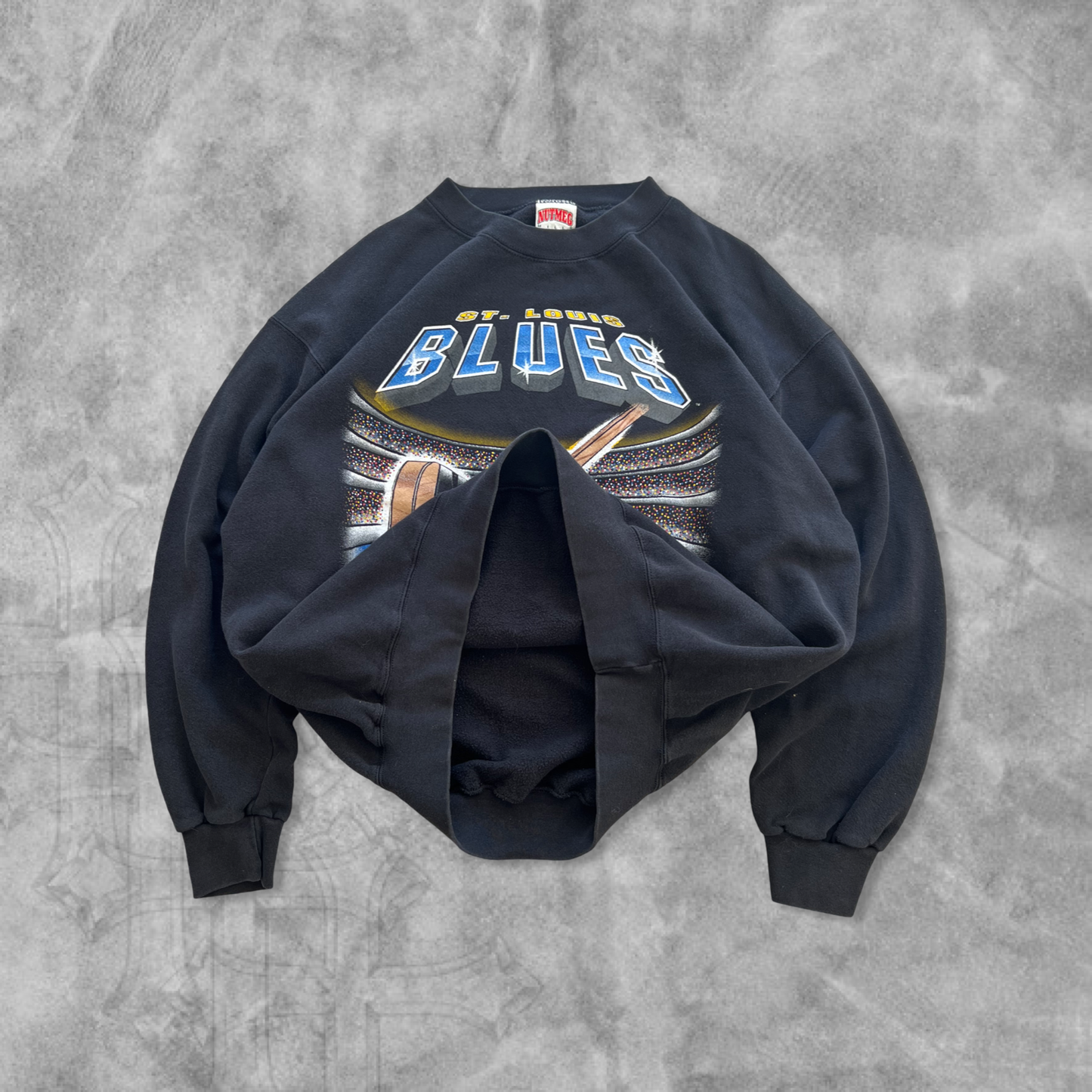 Black Saint Louis Blues Sweatshirt  1990s (L)