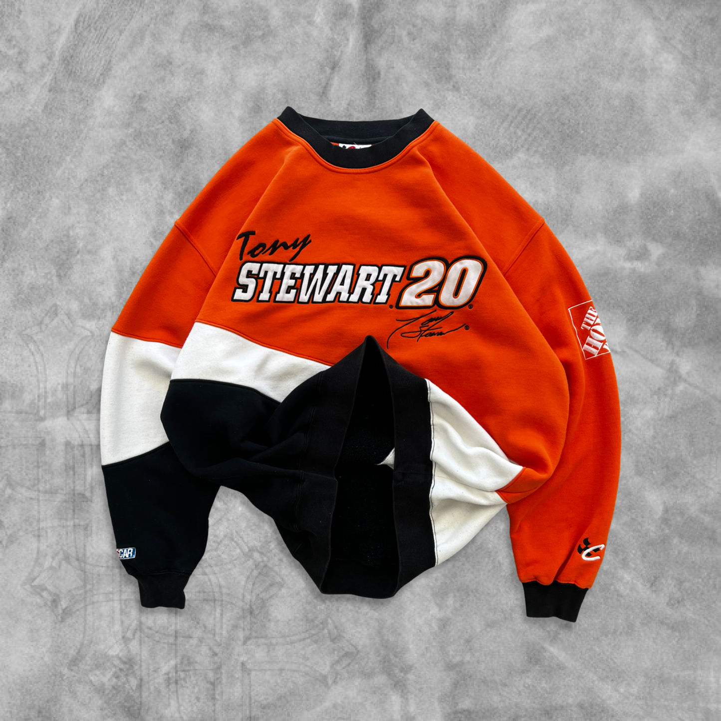 Multicolored Tony Stewart Nascar Sweatshirt 1990s (XL)