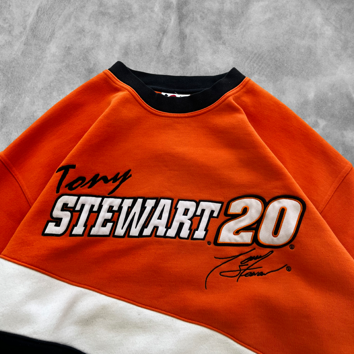 Multicolored Tony Stewart Nascar Sweatshirt 1990s (XL)