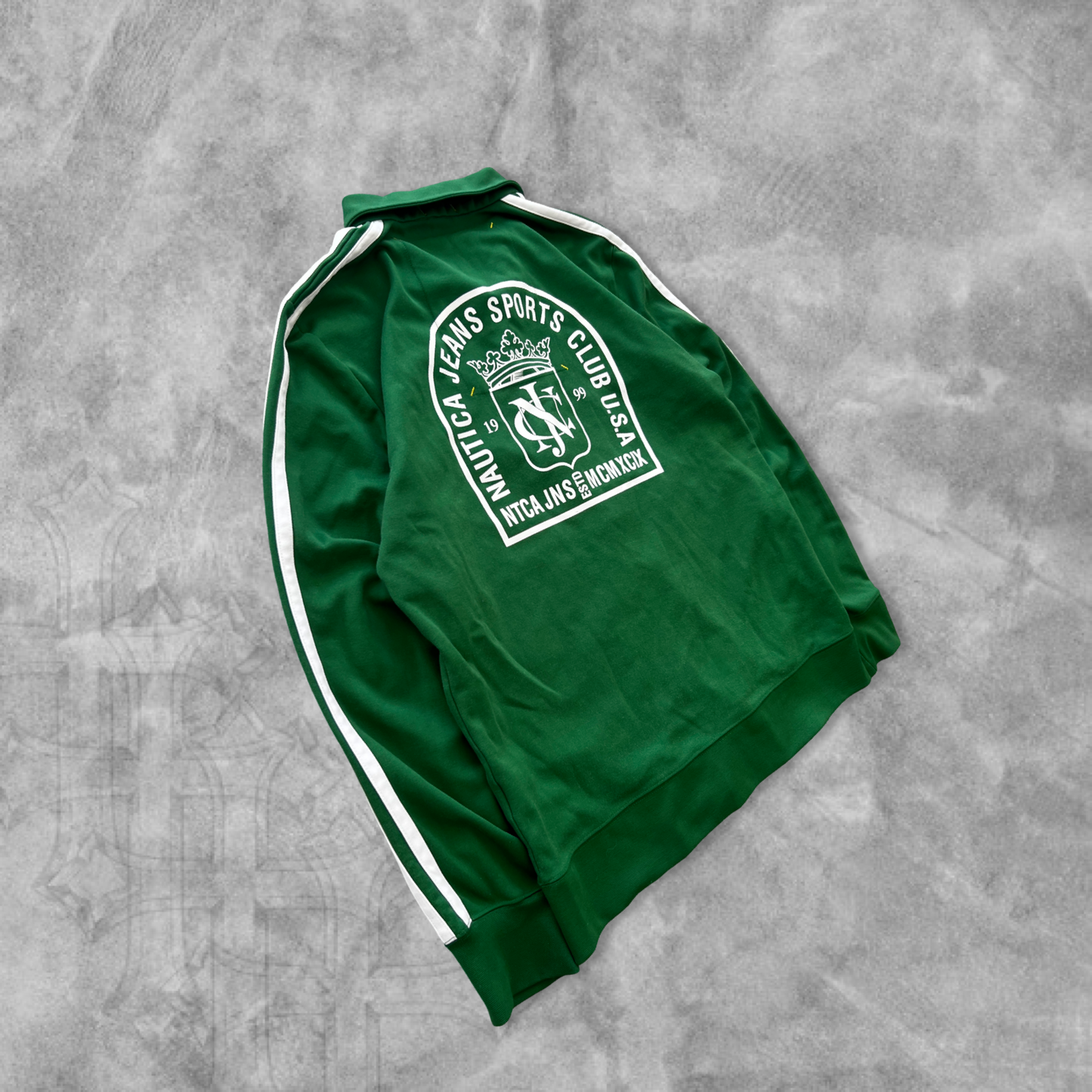 Green Nautica Sports Club Jacket 1999 (L)