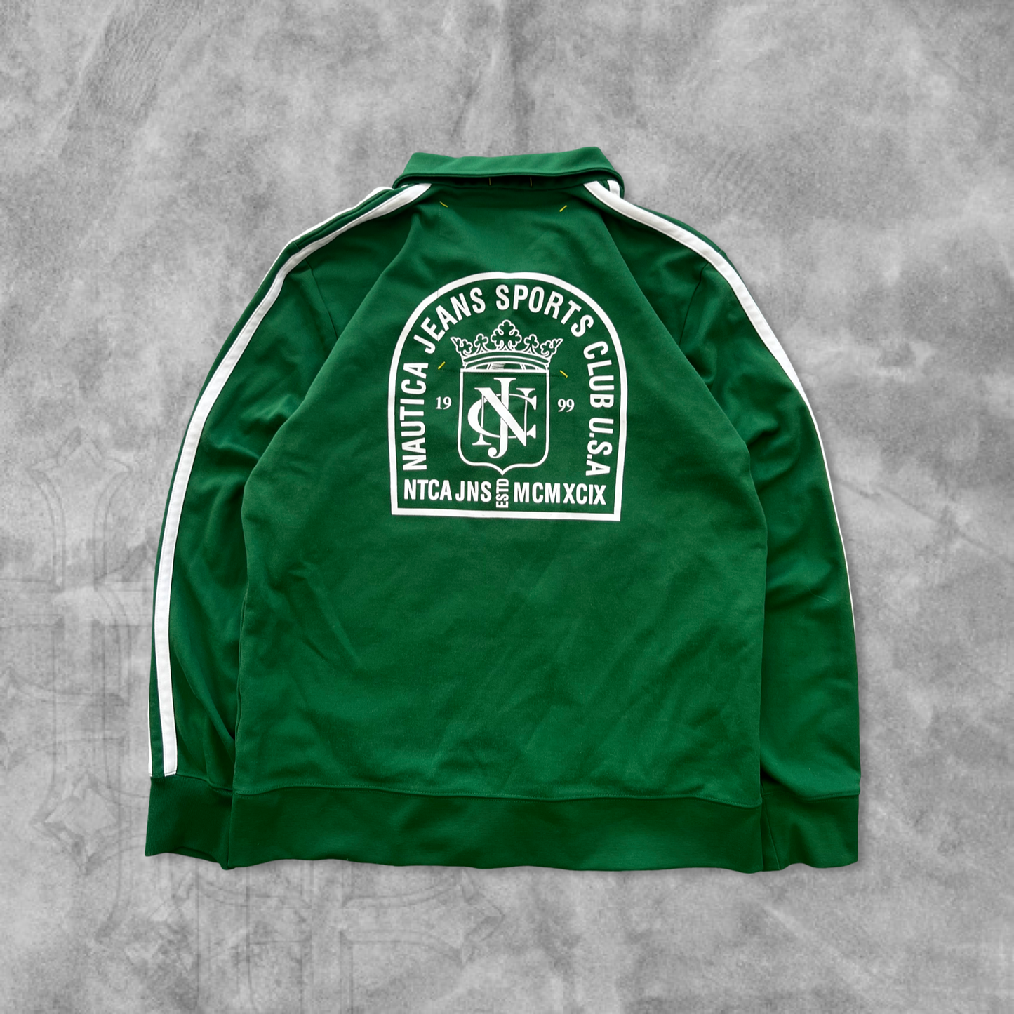 Green Nautica Sports Club Jacket 1999 (L)