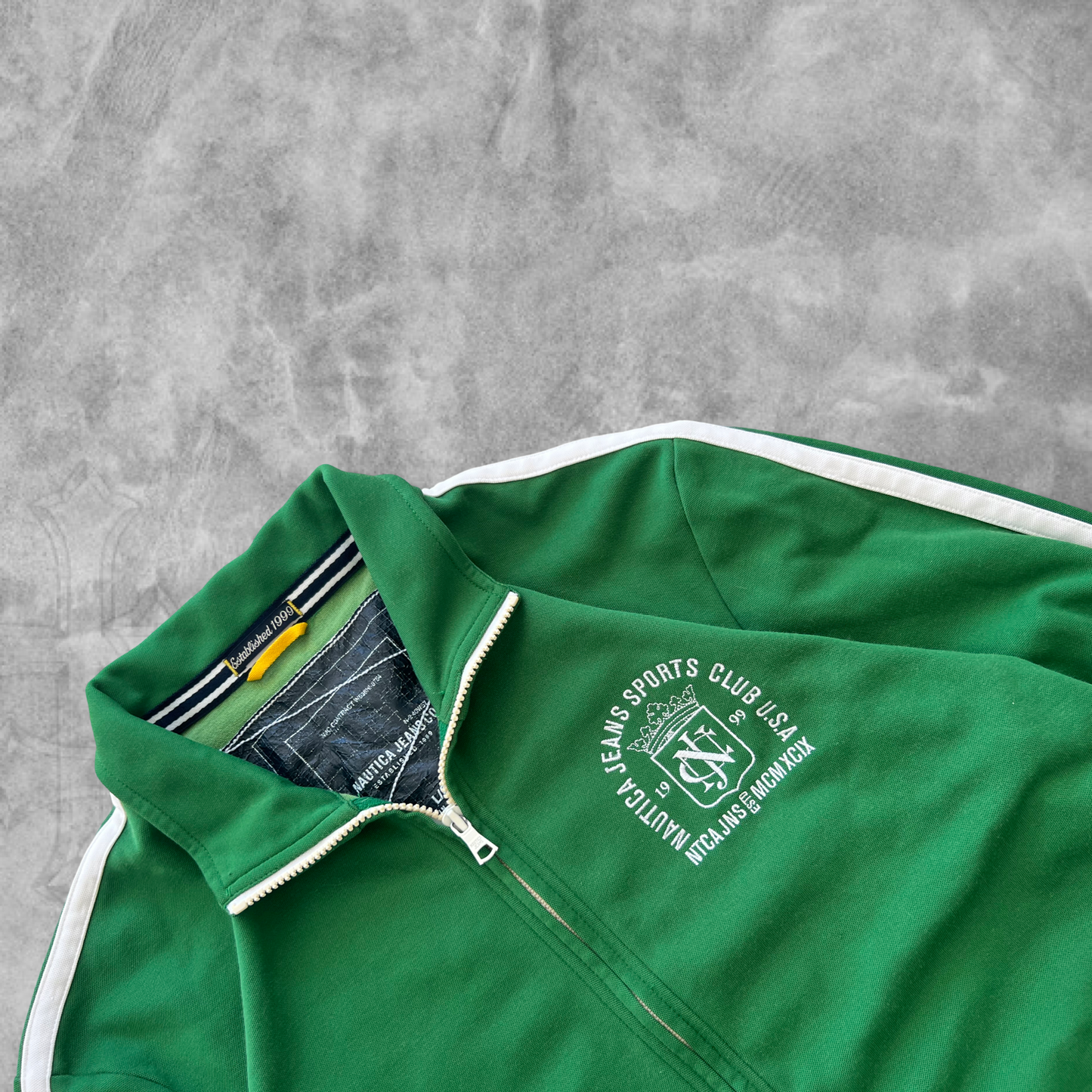 Green Nautica Sports Club Jacket 1999 (L)