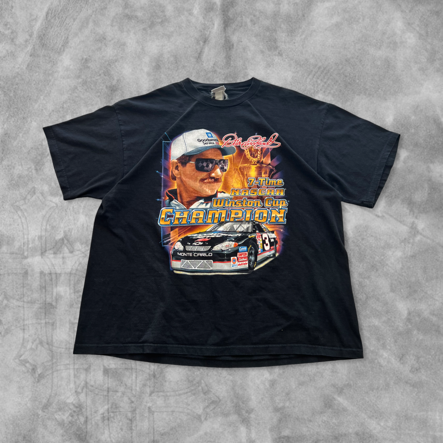 Black Dale Earnhardt Champion Shirt 2000 (XXL)