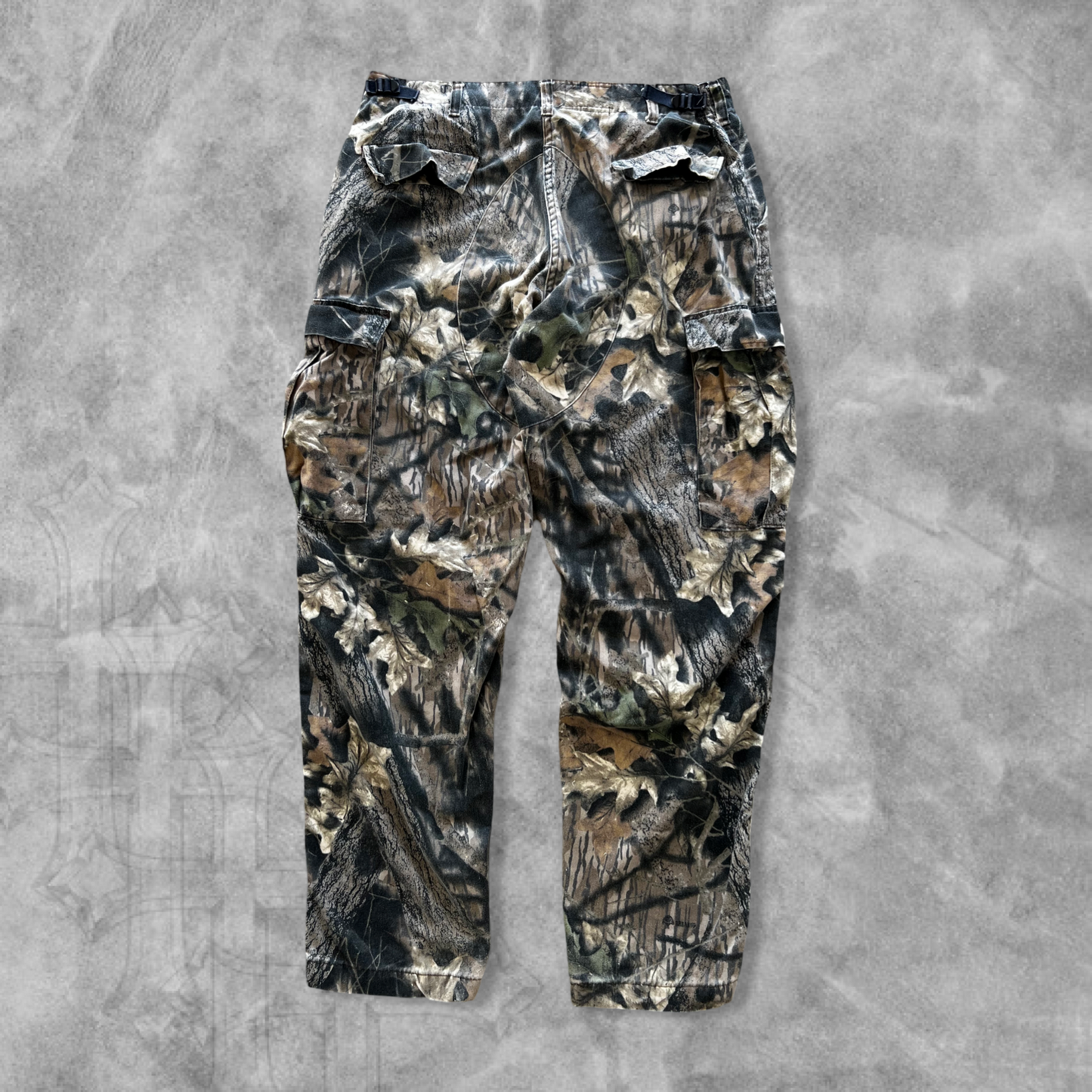 Realtree Camo Double Knee Cargo Pants 1990s (36x34)