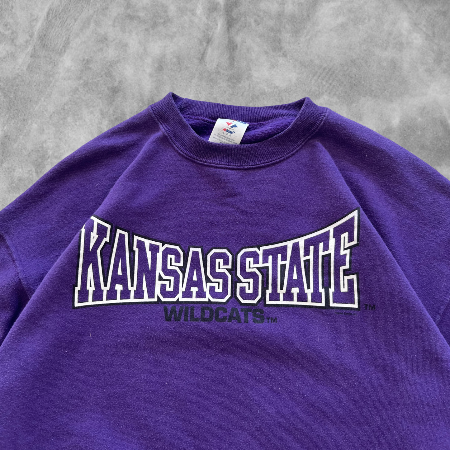 Purple Kansas State Wildcats Sweatshirt 1990s (L)