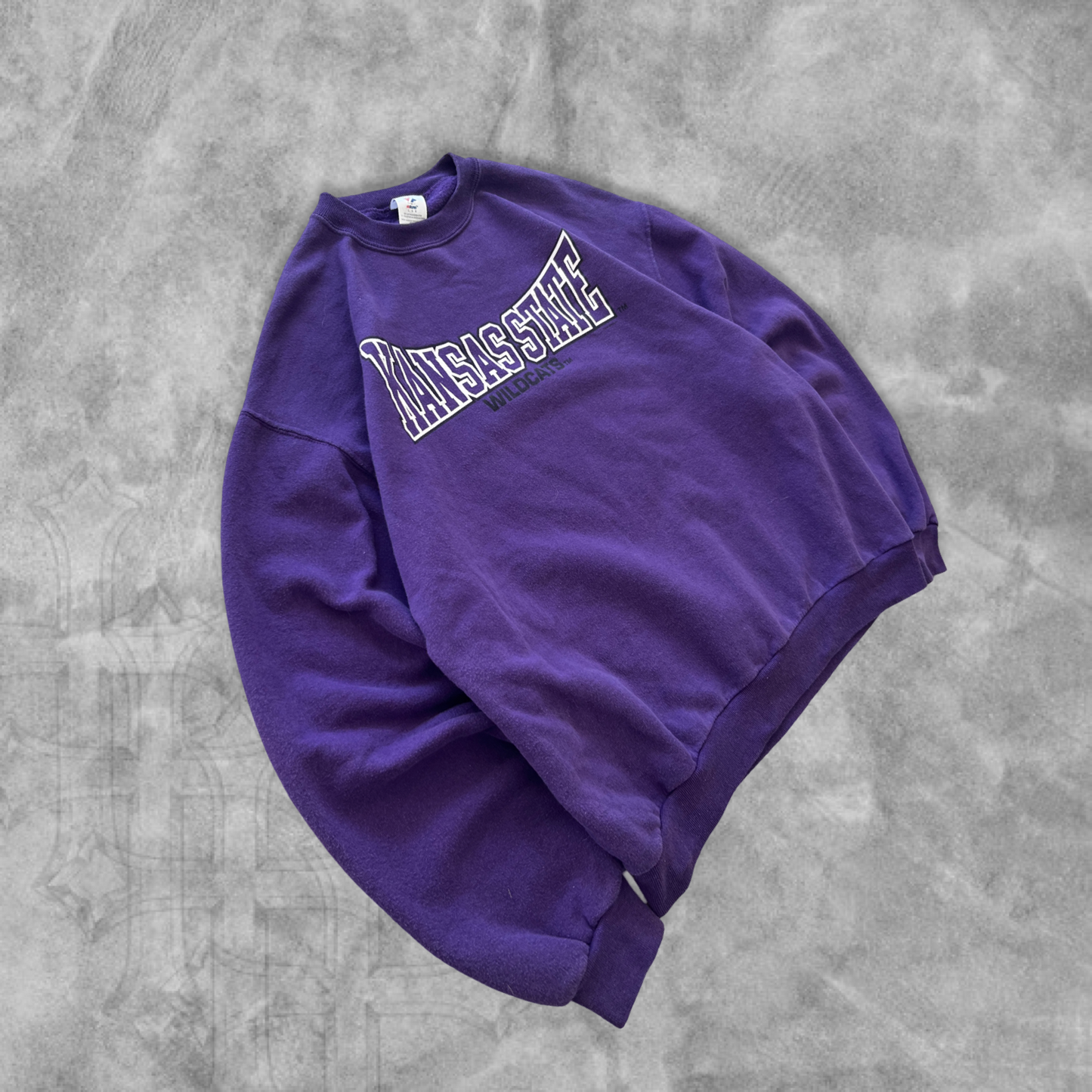 Purple Kansas State Wildcats Sweatshirt 1990s (L)