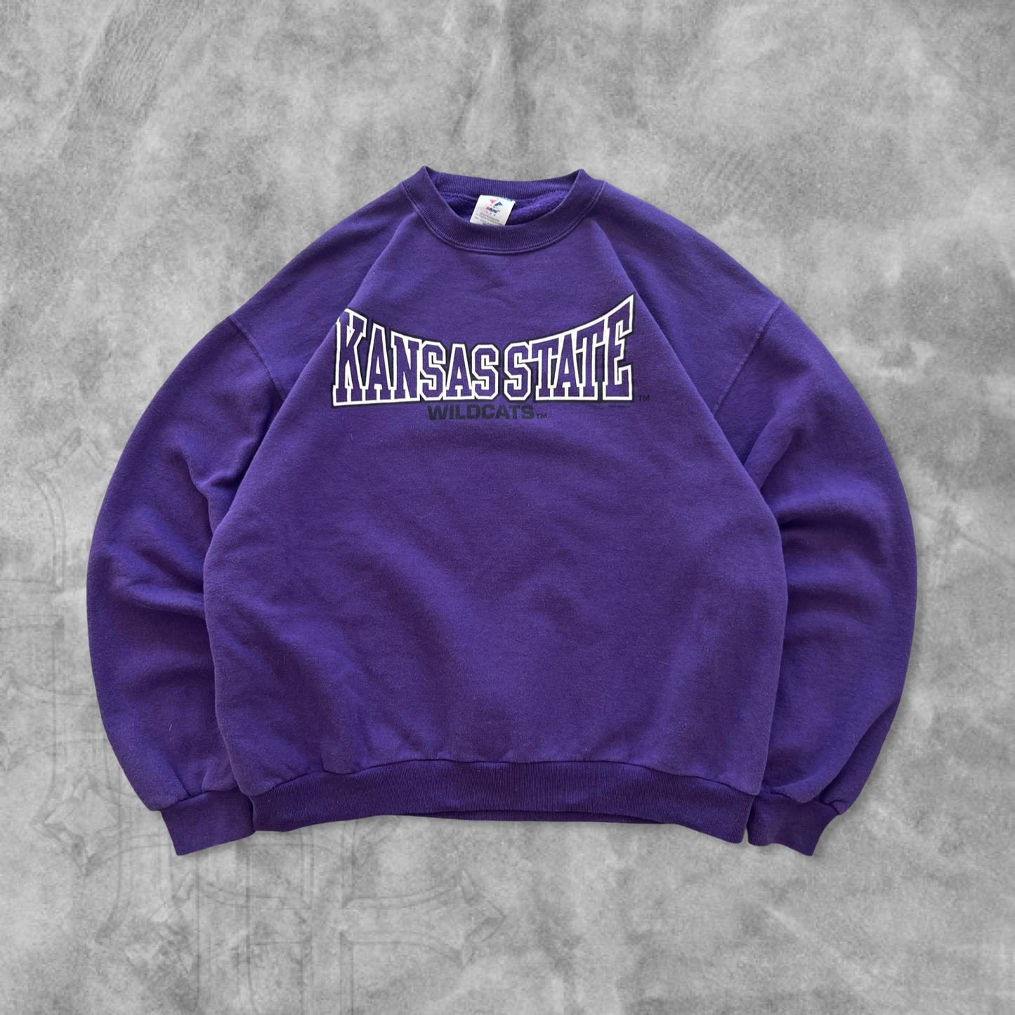 Purple Kansas State Wildcats Sweatshirt 1990s (L)