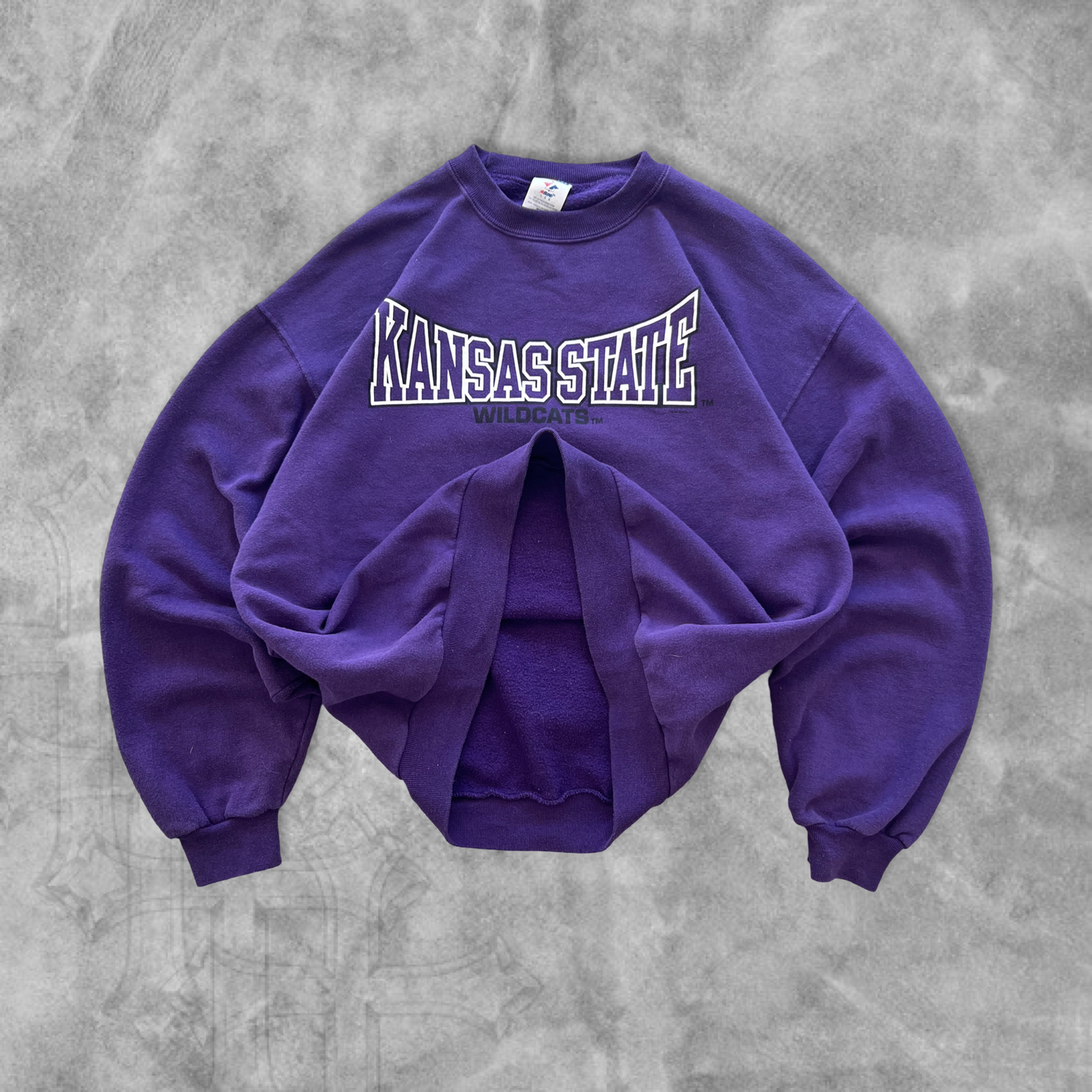 Purple Kansas State Wildcats Sweatshirt 1990s (L)