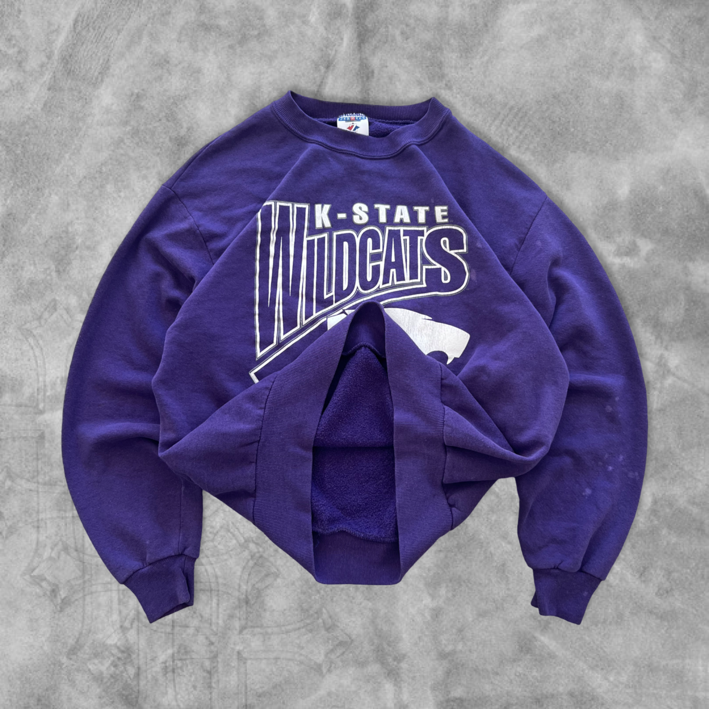 Purple Kansas State Wildcats Sweatshirt 1990s (M)