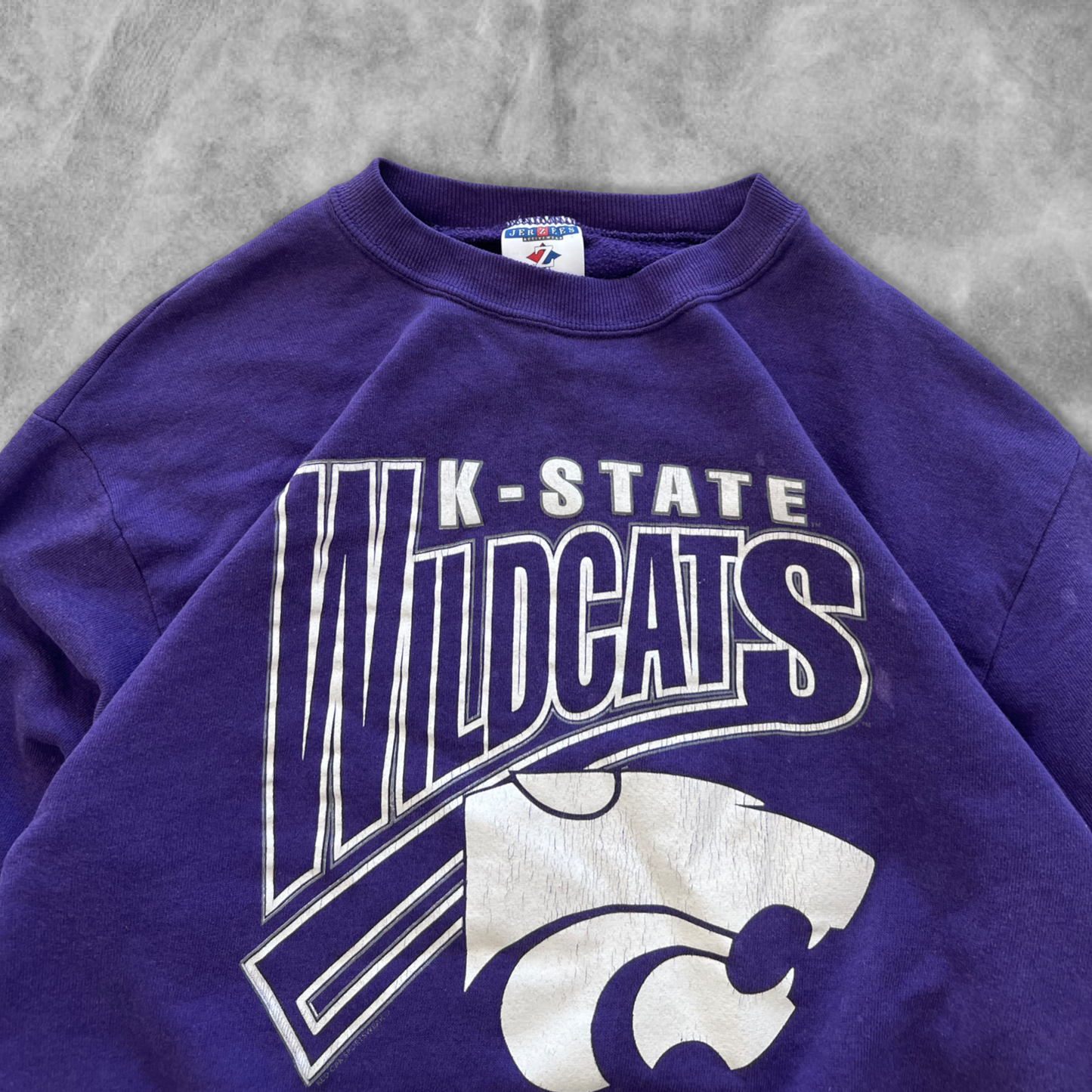 Purple Kansas State Wildcats Sweatshirt 1990s (M)