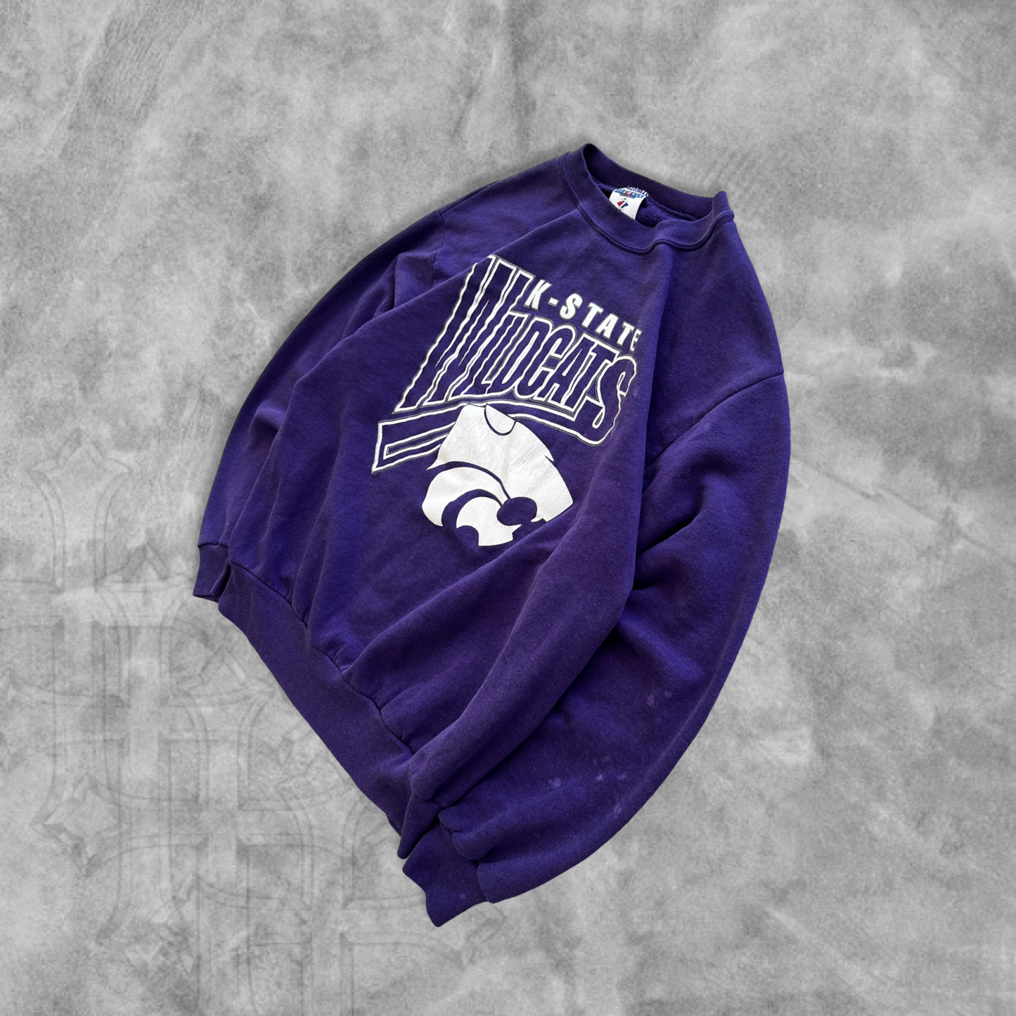 Purple Kansas State Wildcats Sweatshirt 1990s (M)