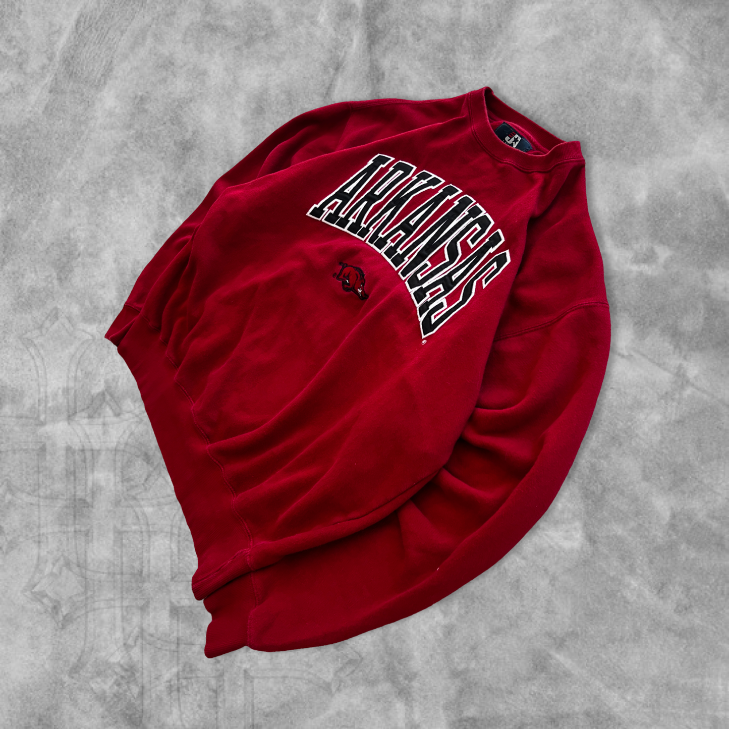 Red University of Arkansas Sweatshirt 1990s (XL)