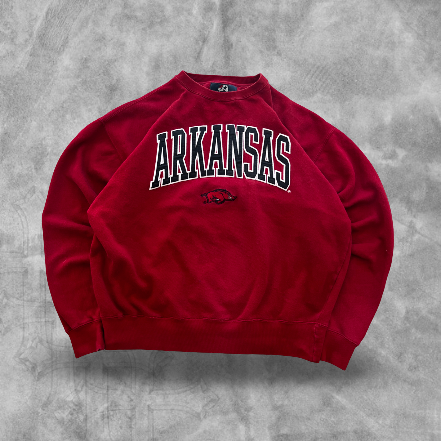 Red University of Arkansas Sweatshirt 1990s (XL)