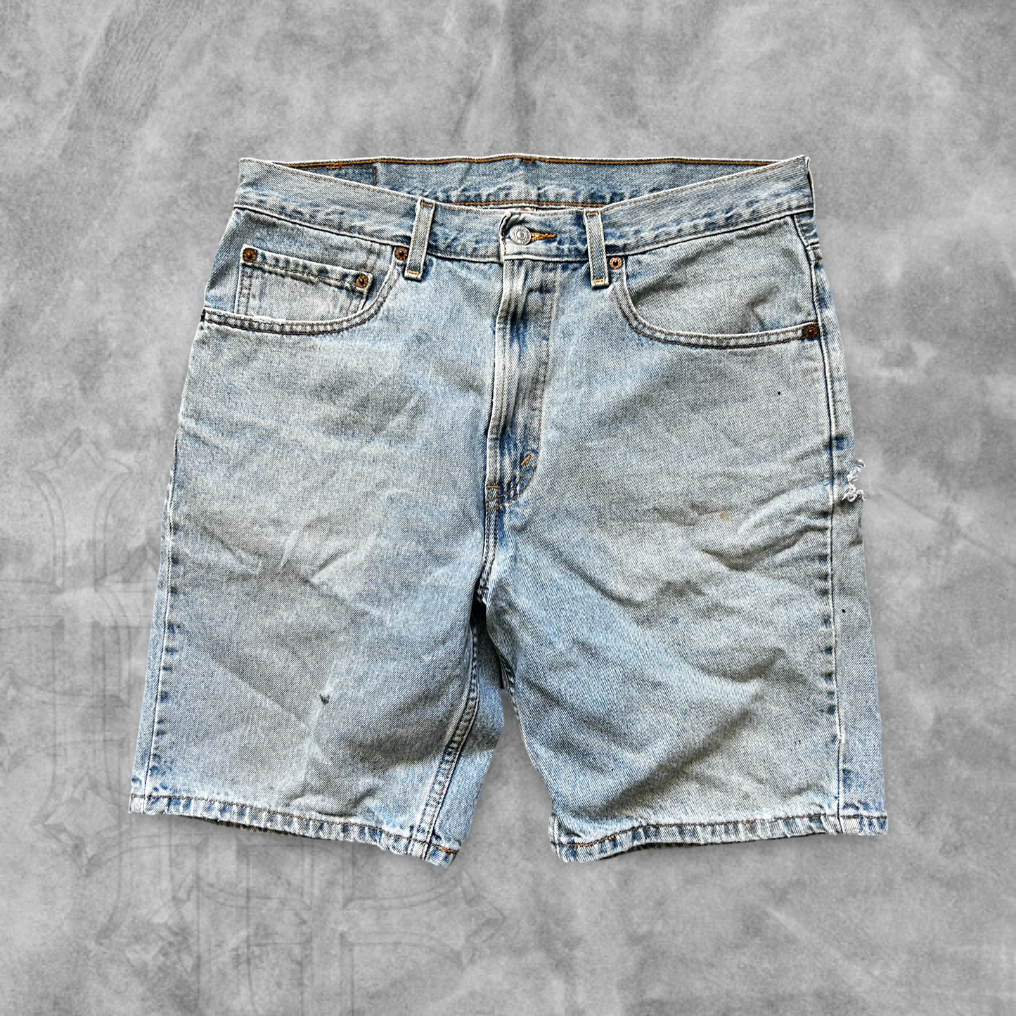 Faded Distressed Denim Levi’s 505 Shorts 2000s (34)