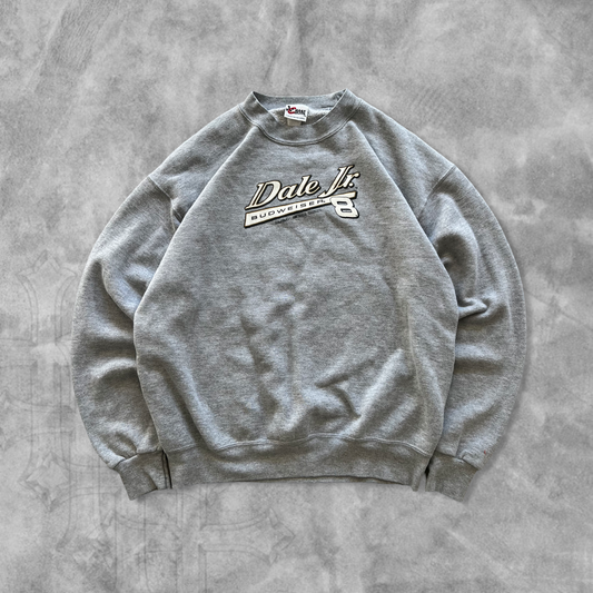 Grey Dale Earnhardt Jr Budweiser Sweatshirt 2000s (M)