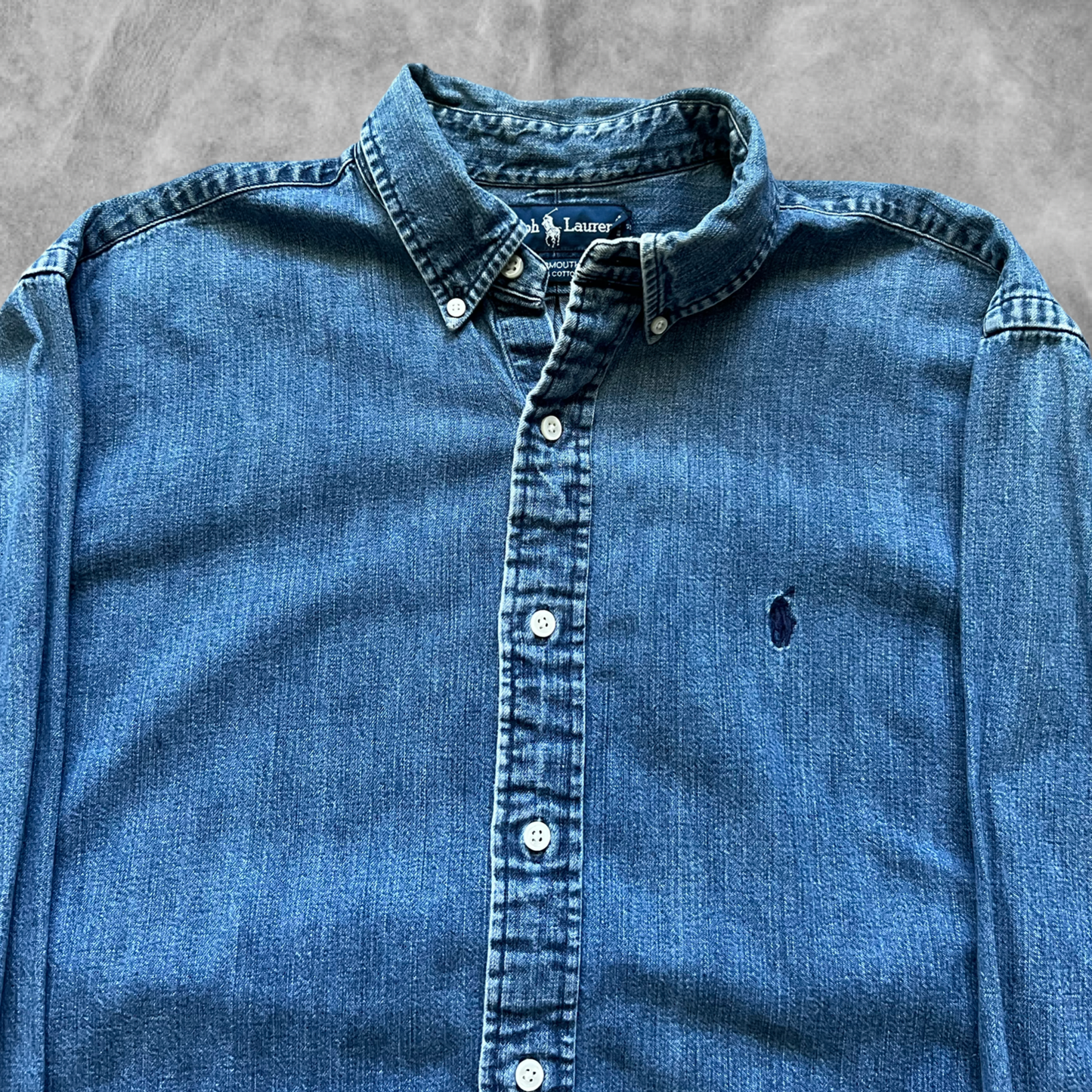 Denim Polo Ralph Lauren Shirt 1990s (L)