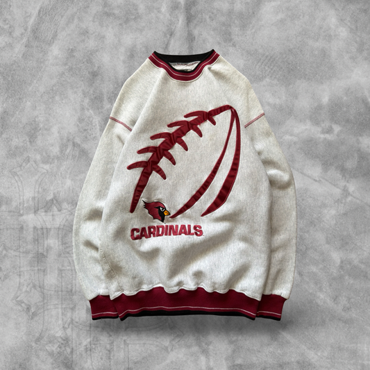 Grey Arizona Cardinals Sweatshirt 1990s (L)
