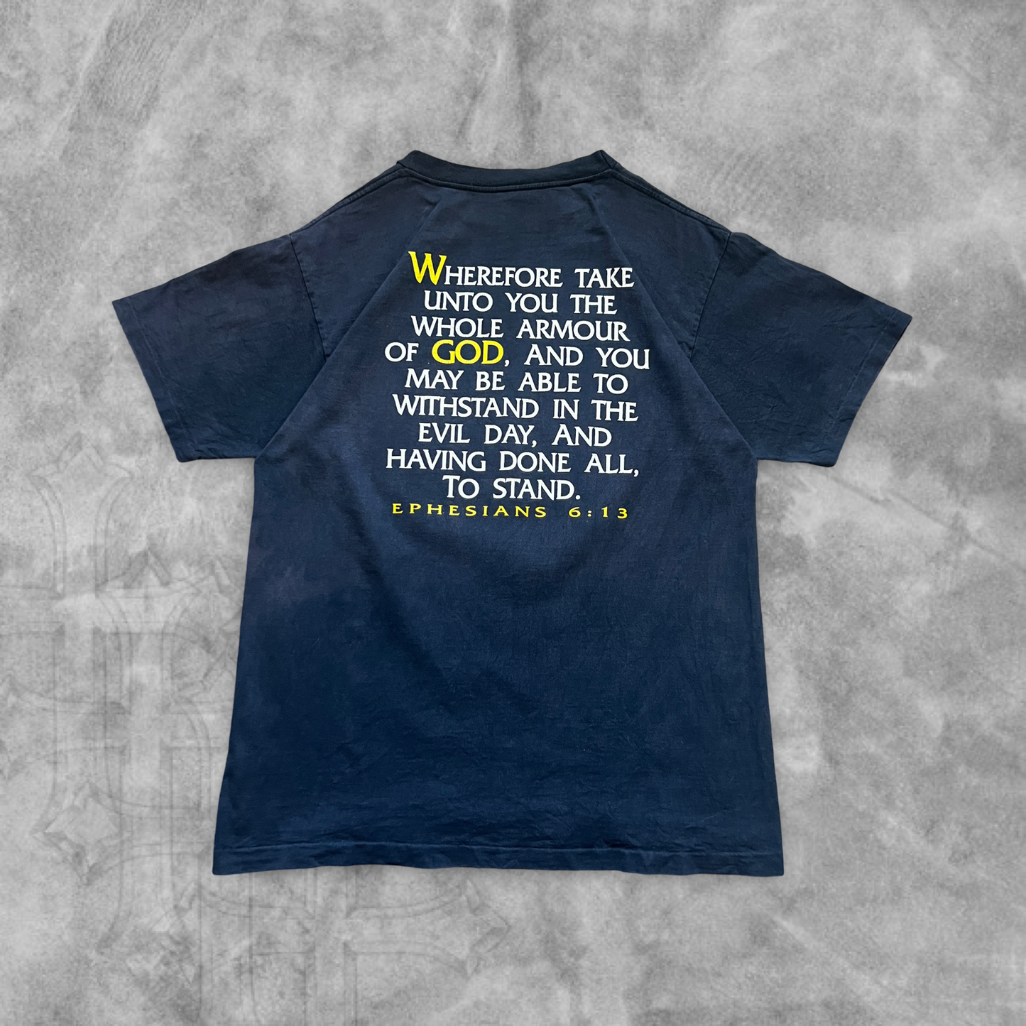 Faded Black Dressed For Battle Shirt 1993 (L)