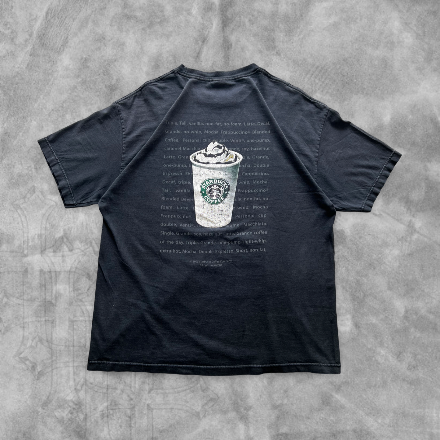 Faded Black You Call It Starbucks Promo Shirt 2005 (XL)