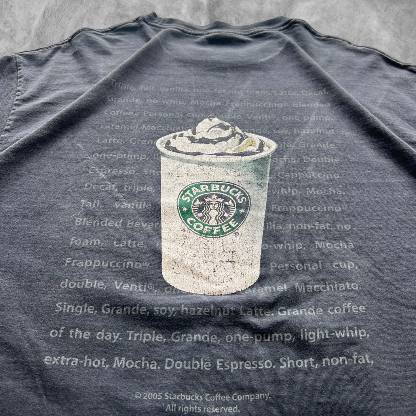 Faded Black You Call It Starbucks Promo Shirt 2005 (XL)