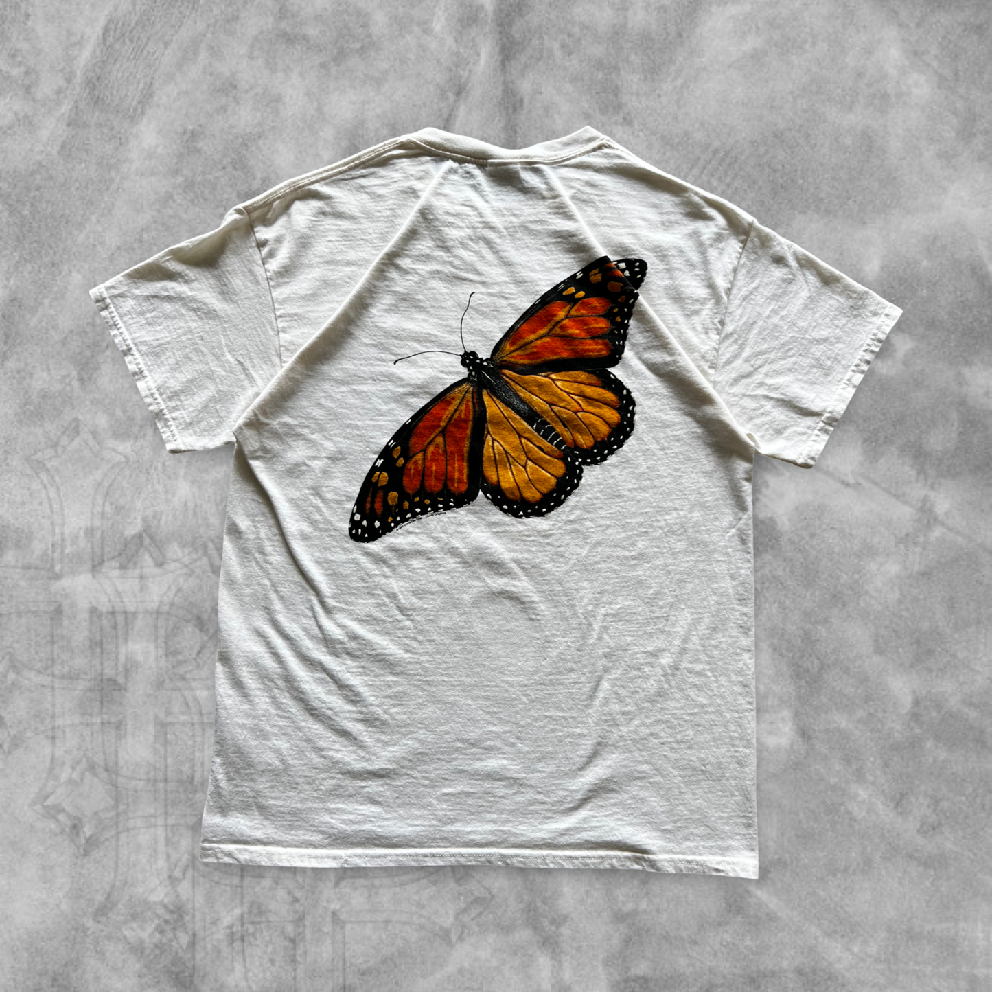 White Caterpillar To Butterfly Shirt 1992 (L)