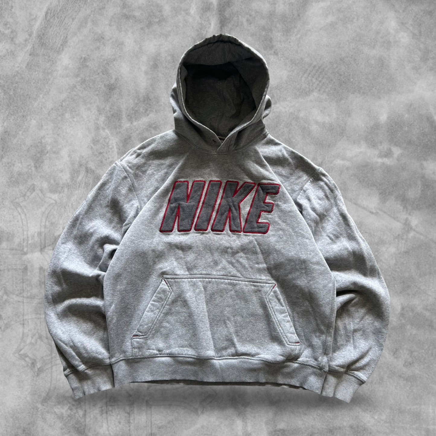 Grey Nike Athletic Hoodie 2000s (M)