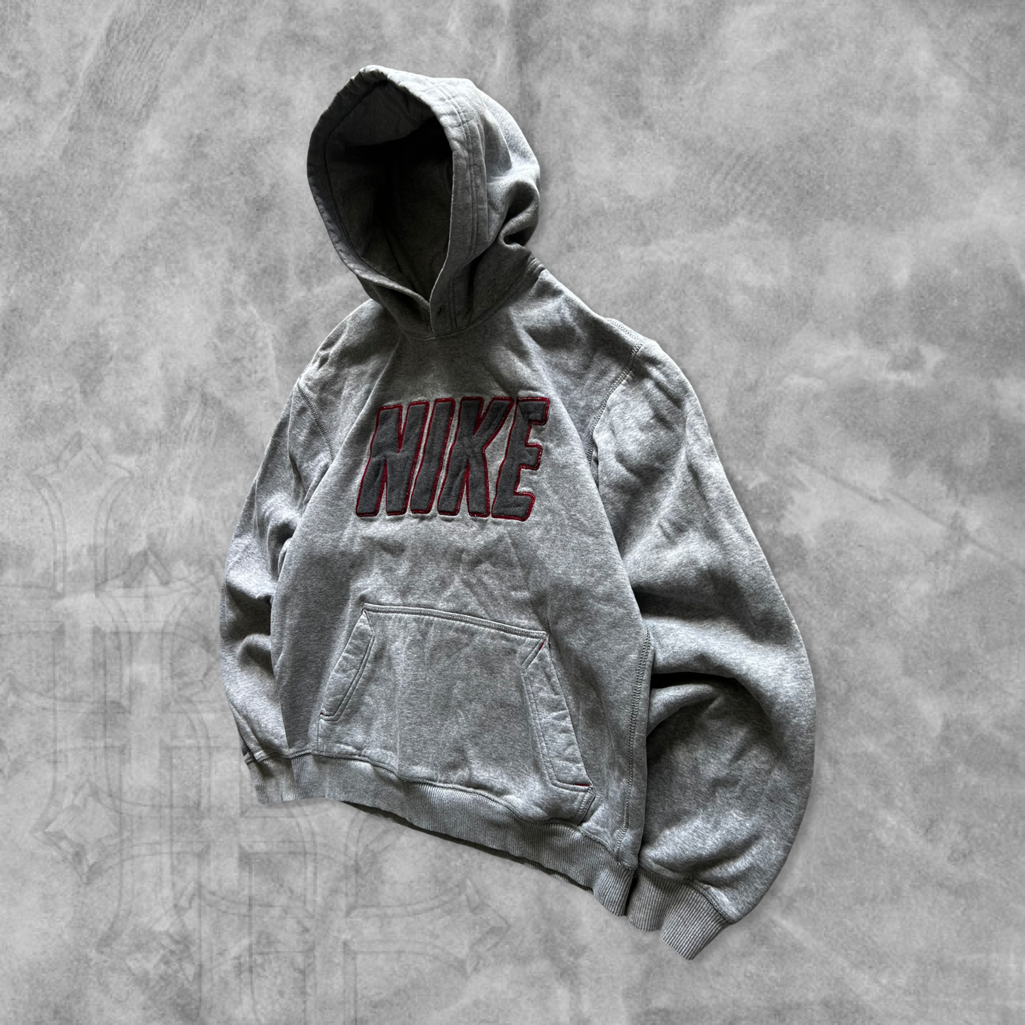 Grey Nike Athletic Hoodie 2000s (M)