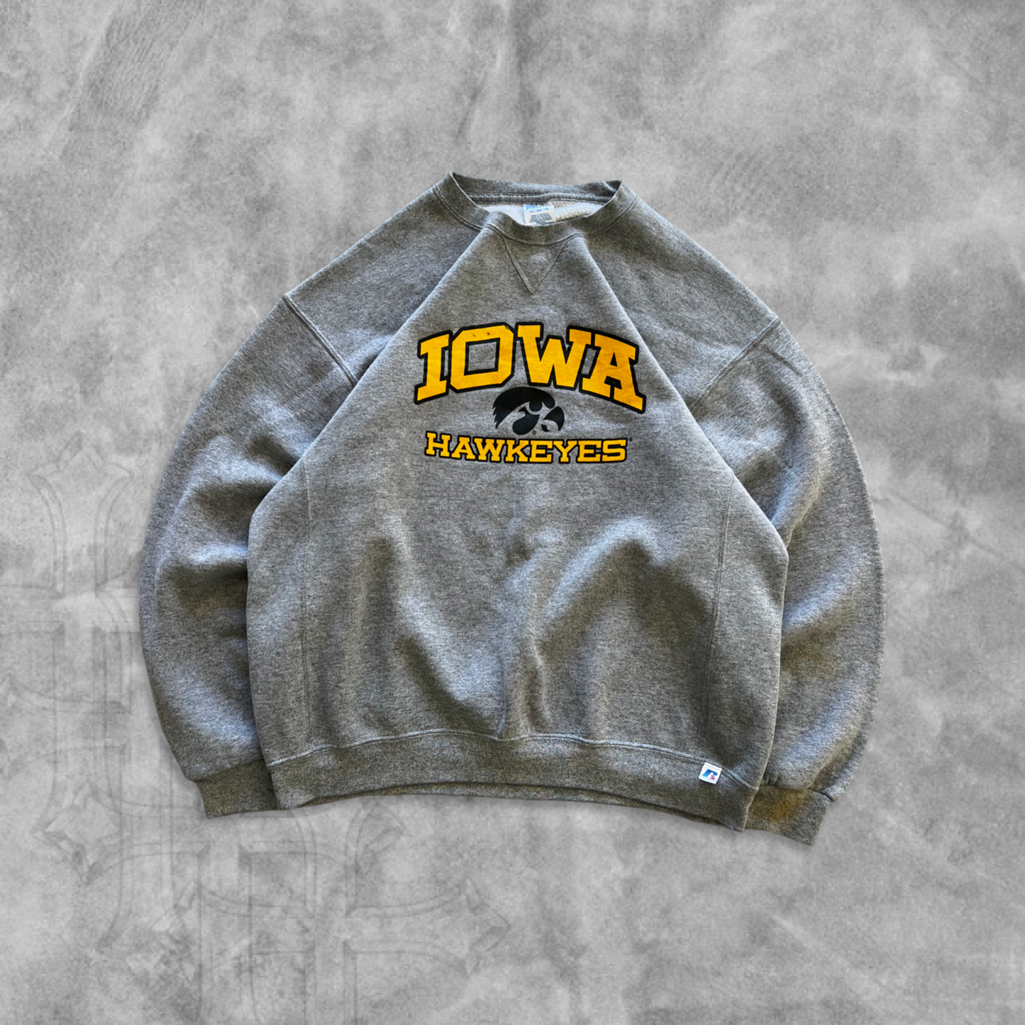 Grey Iowa Hawkeyes Sweatshirt 1990s