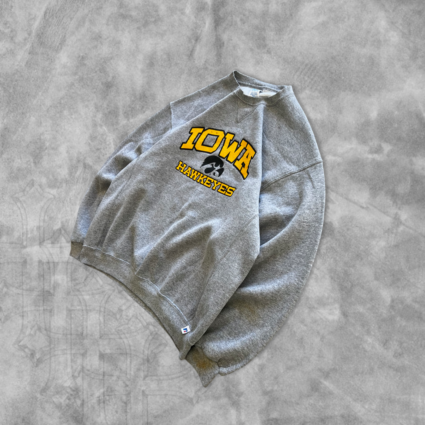 Grey Iowa Hawkeyes Sweatshirt 1990s